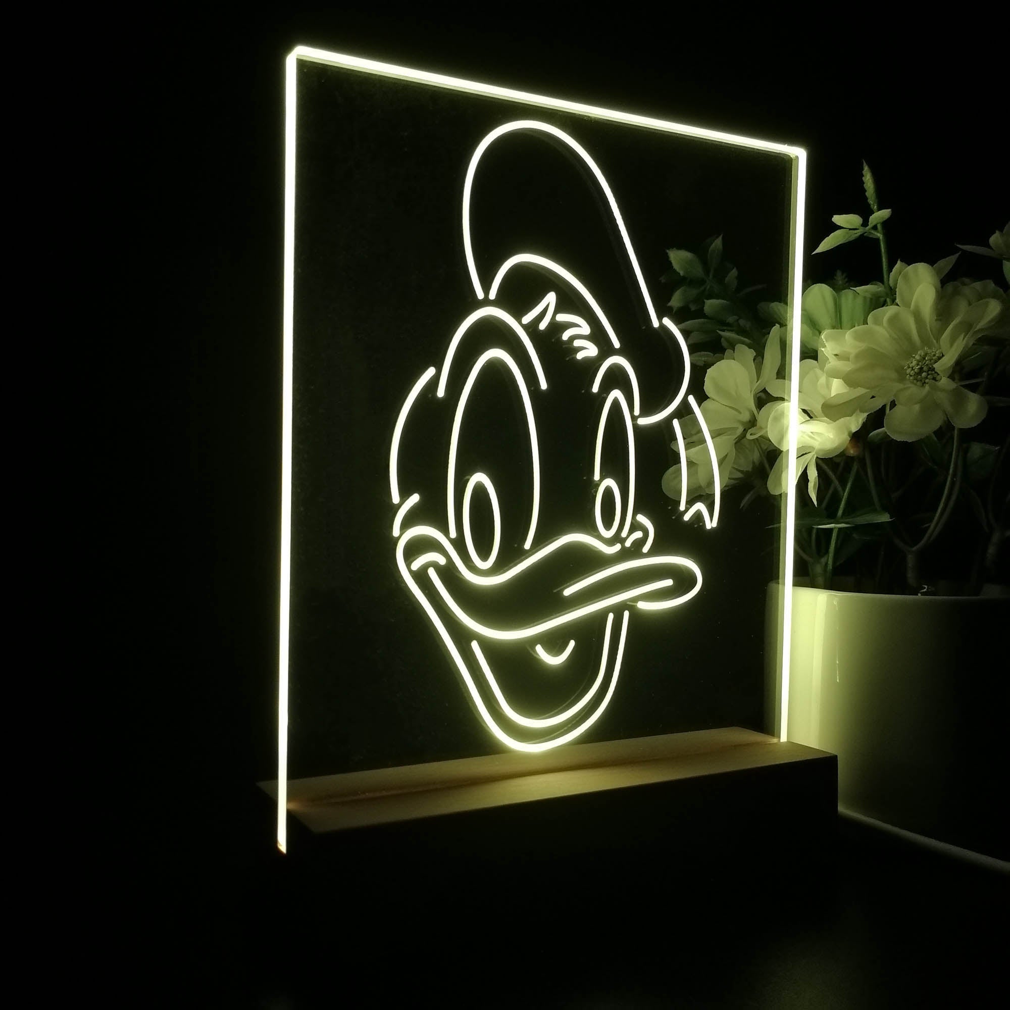 Donald Duck 3D Illusion Night Light Desk Lamp