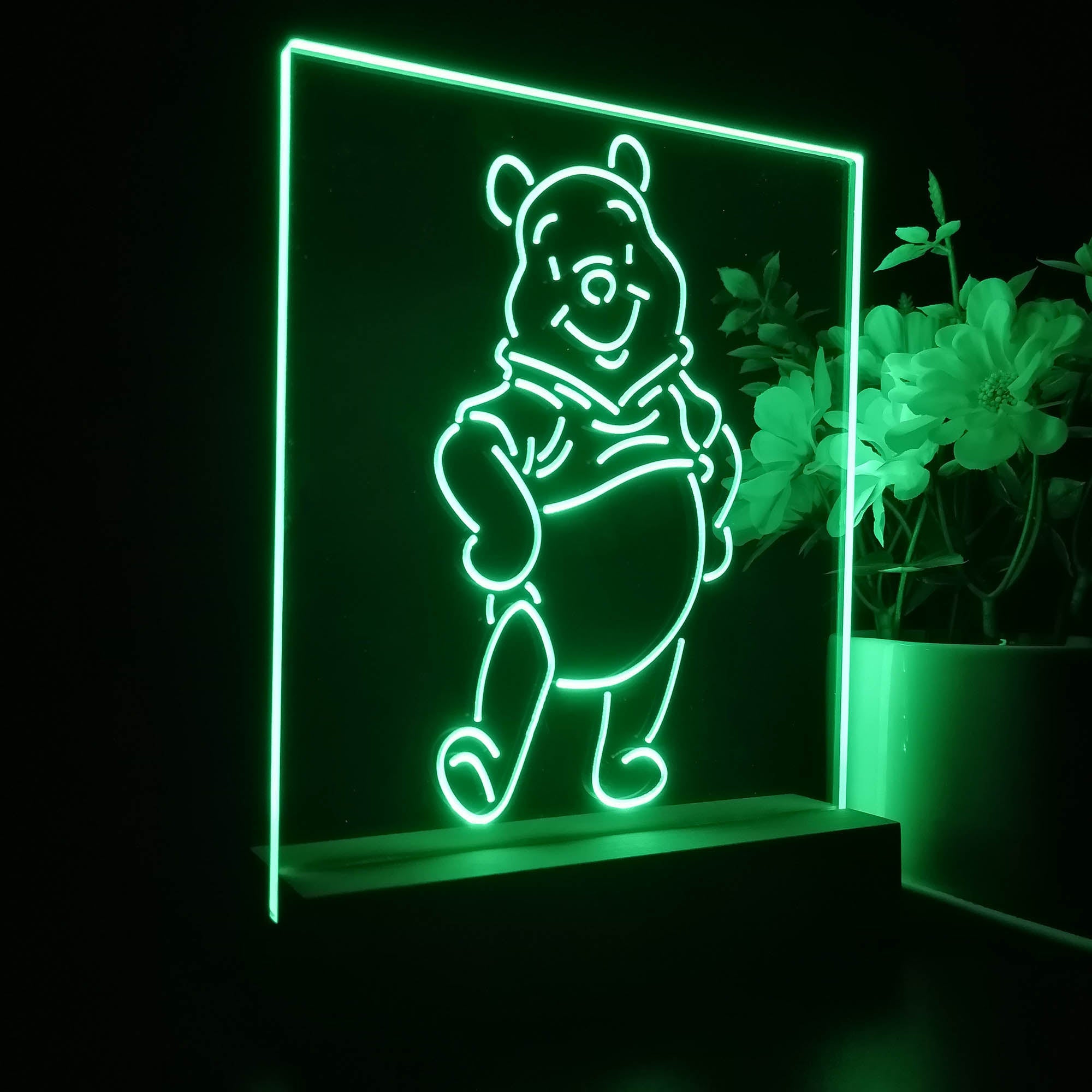 Winnie the Pooh Stand Up 3D Illusion Night Light Desk Lamp