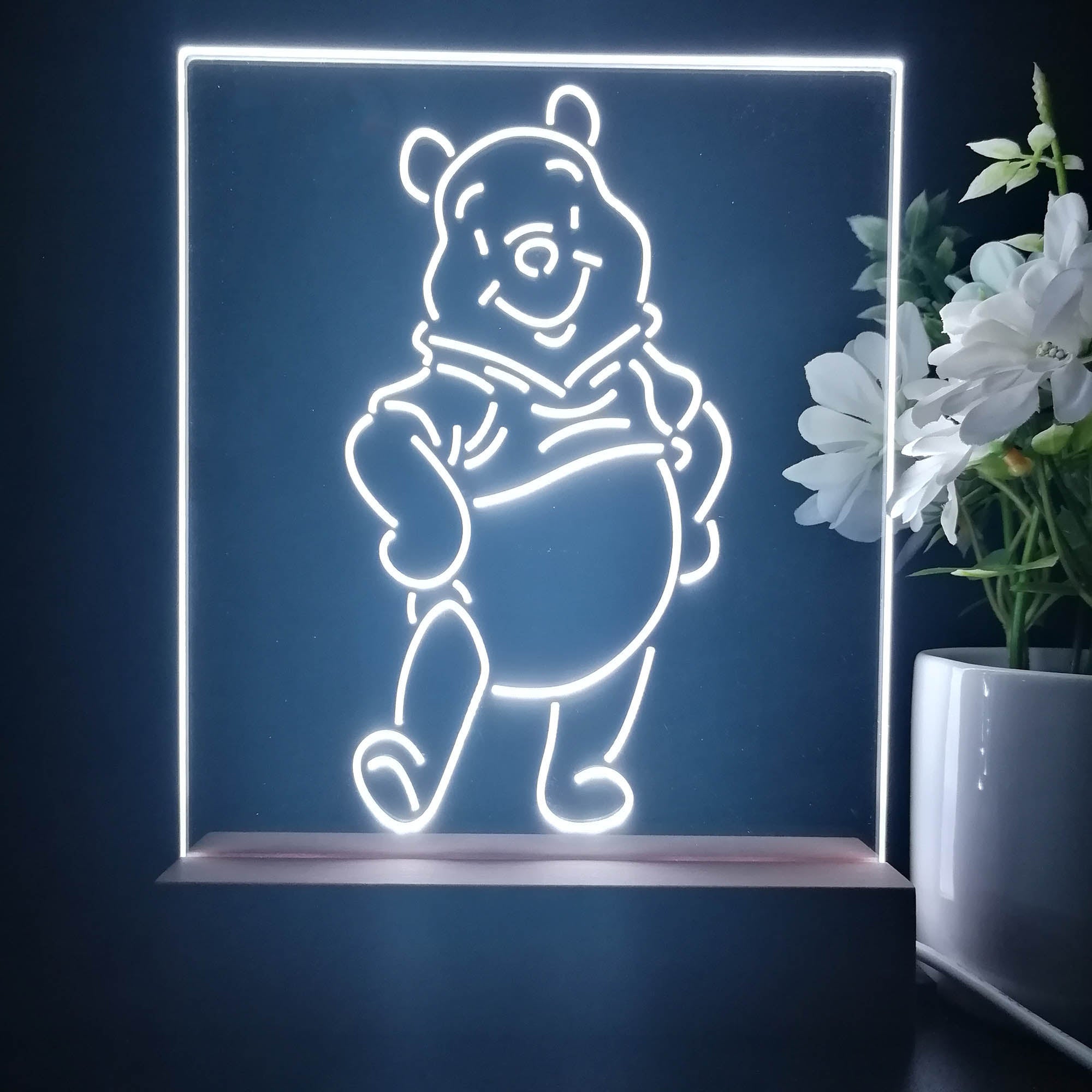 Winnie the Pooh Stand Up 3D Illusion Night Light Desk Lamp