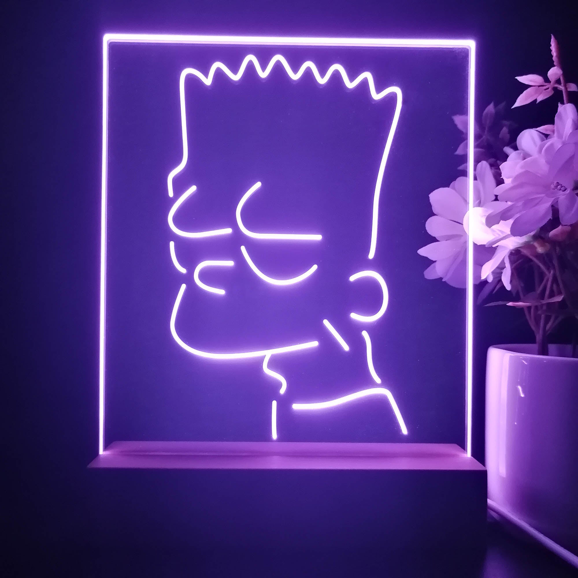The Simpsons 3D Illusion Night Light Desk Lamp