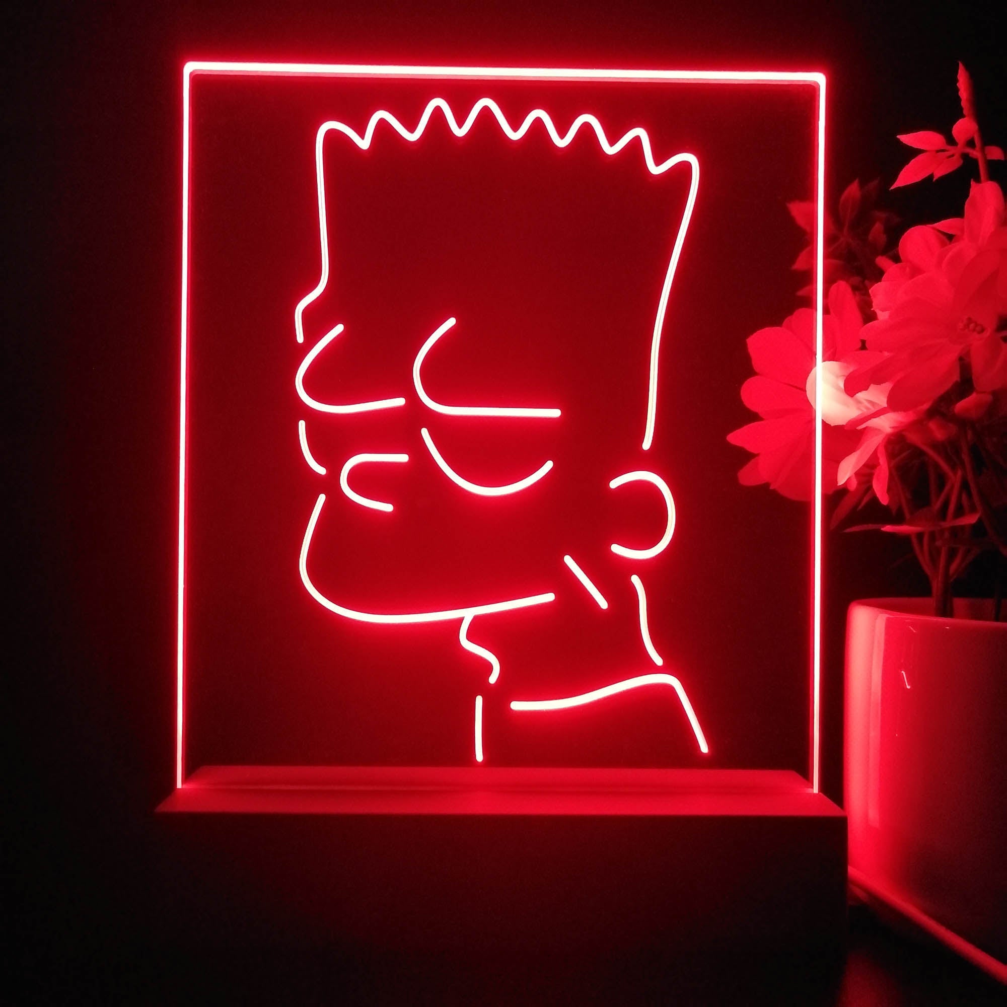 The Simpsons 3D Illusion Night Light Desk Lamp