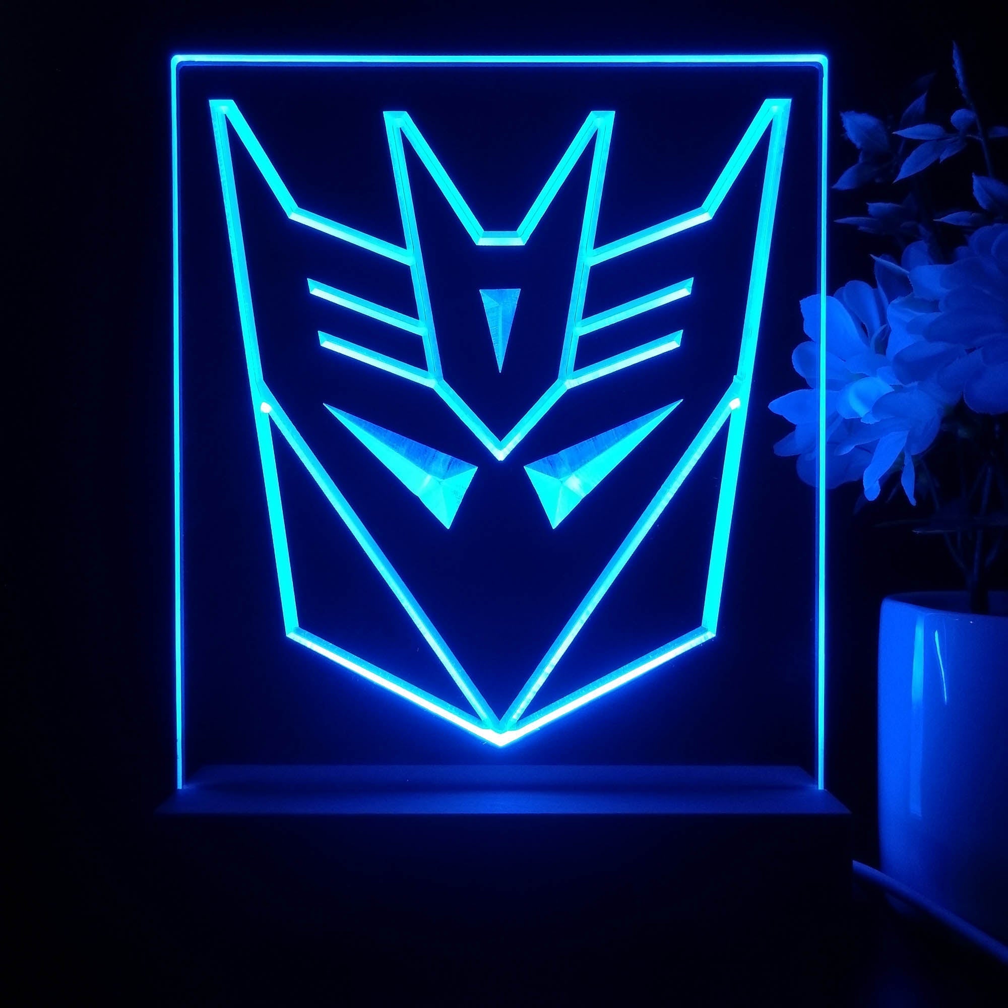 Decepticon Transformers Game Room LED Sign Lamp Display | PRO LED SIGN