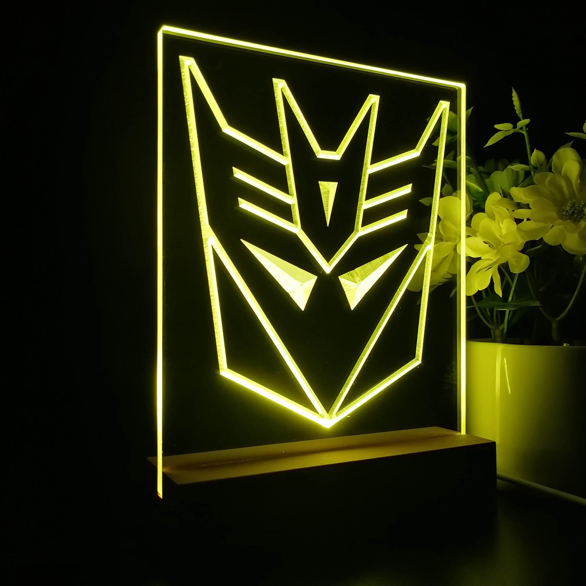 Decepticon Transformers Game Room LED Sign Lamp Display | PRO LED SIGN