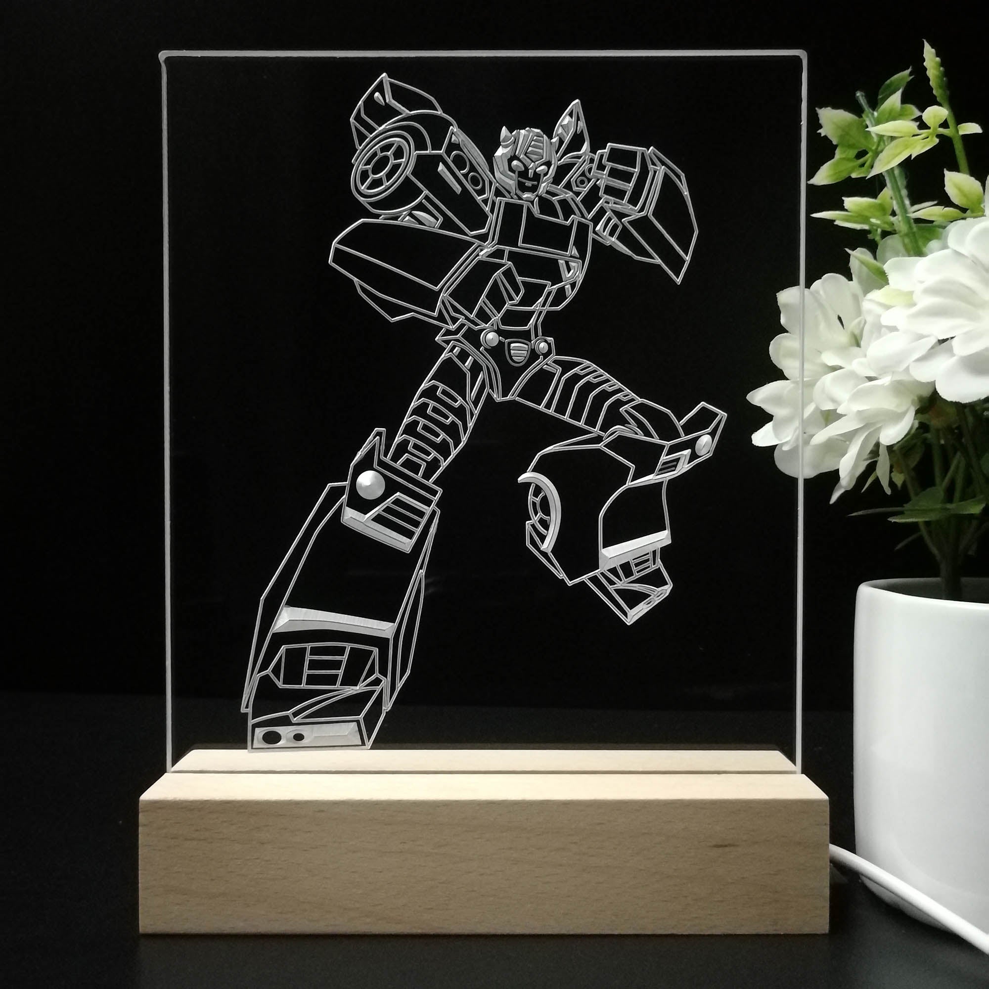 Transformers bumblebee Game Room LED Sign Lamp Display