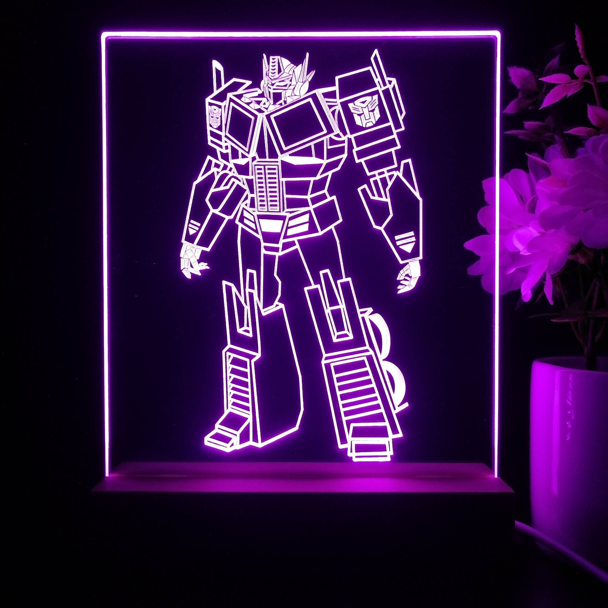 Transformers optimus prime Game Room LED Sign Lamp Display | PRO LED SIGN