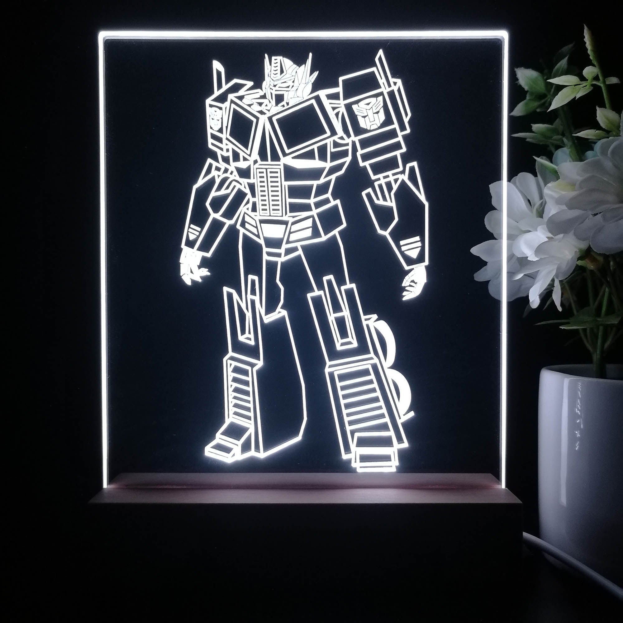 Transformers optimus prime Game Room LED Sign Lamp Display