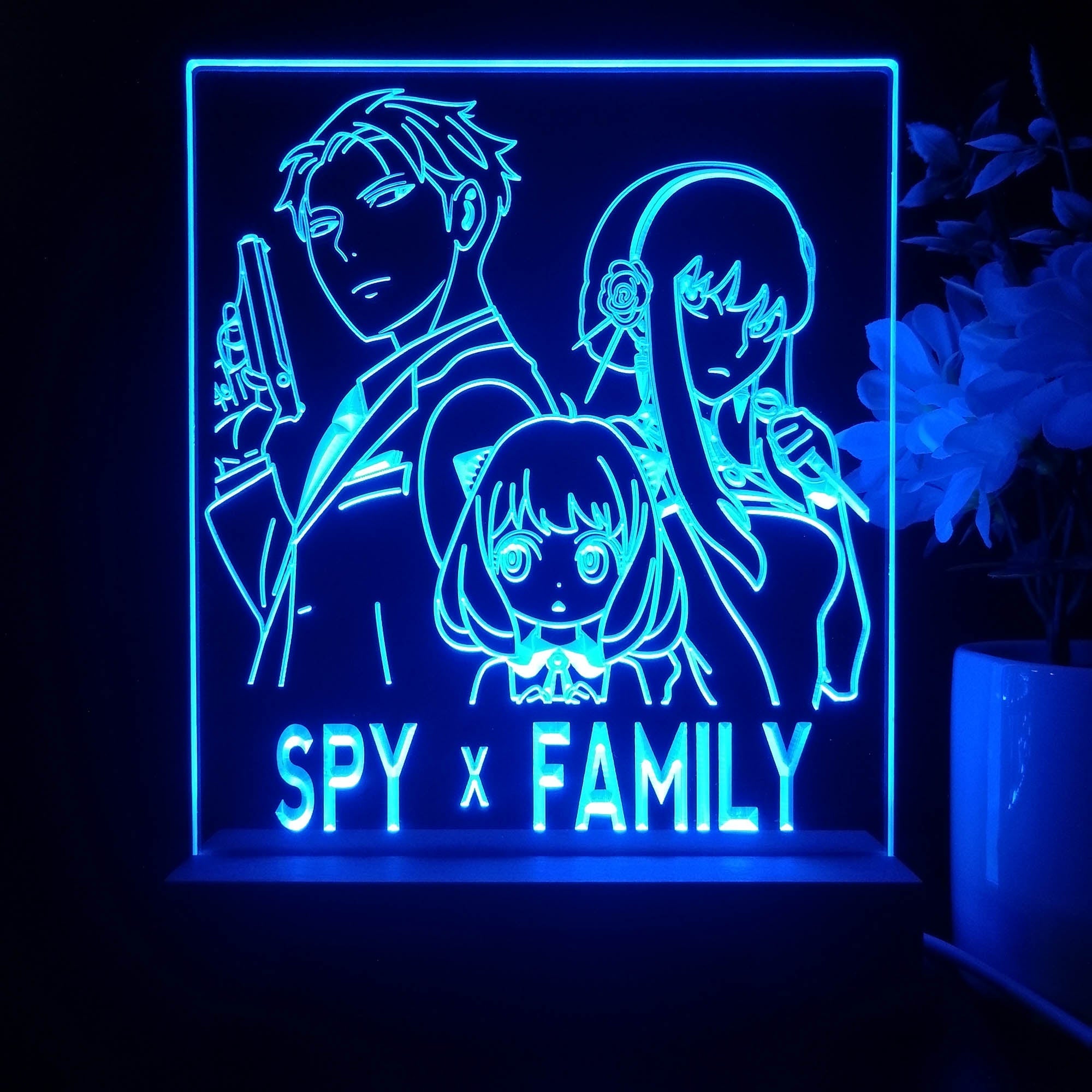 Spy × Family Game Room LED Sign Lamp Display