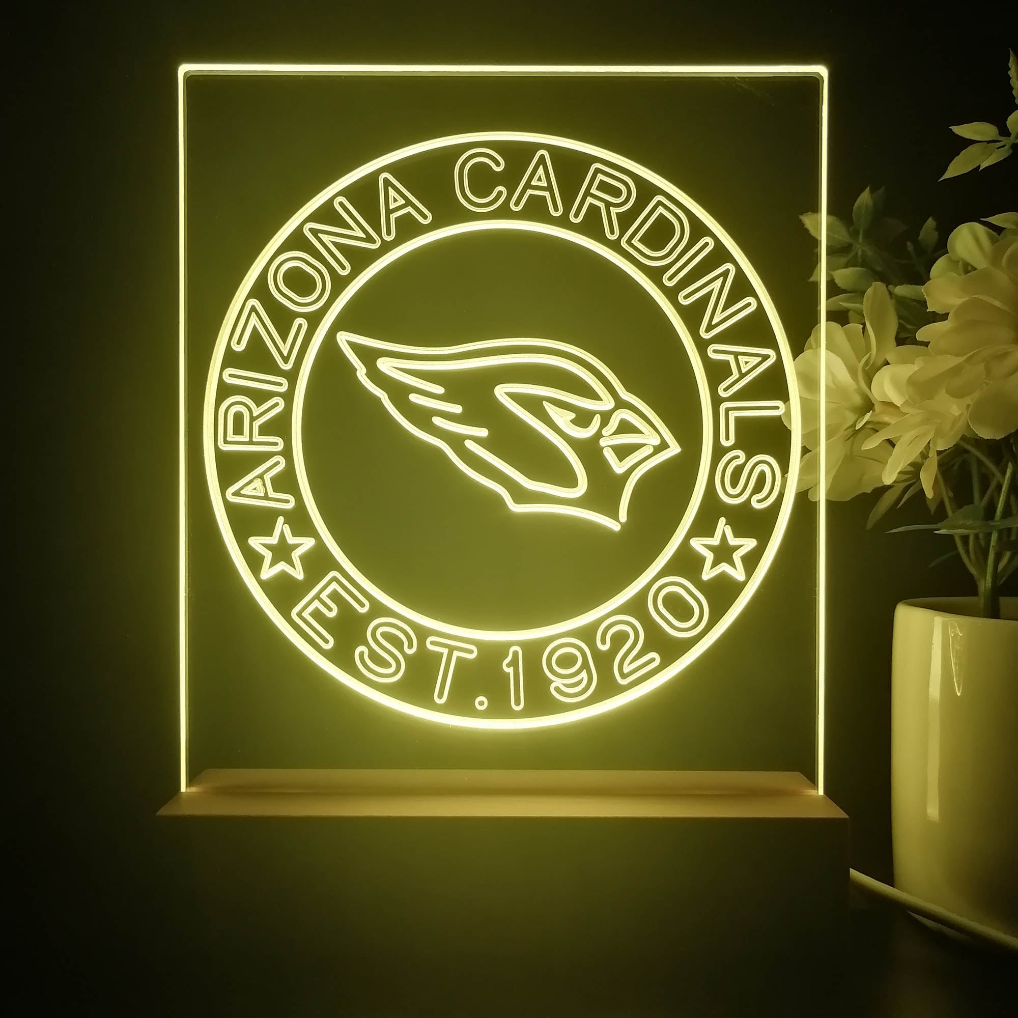 Personalized Arizona Cardinals Souvenir Neon LED Night Light Sign
