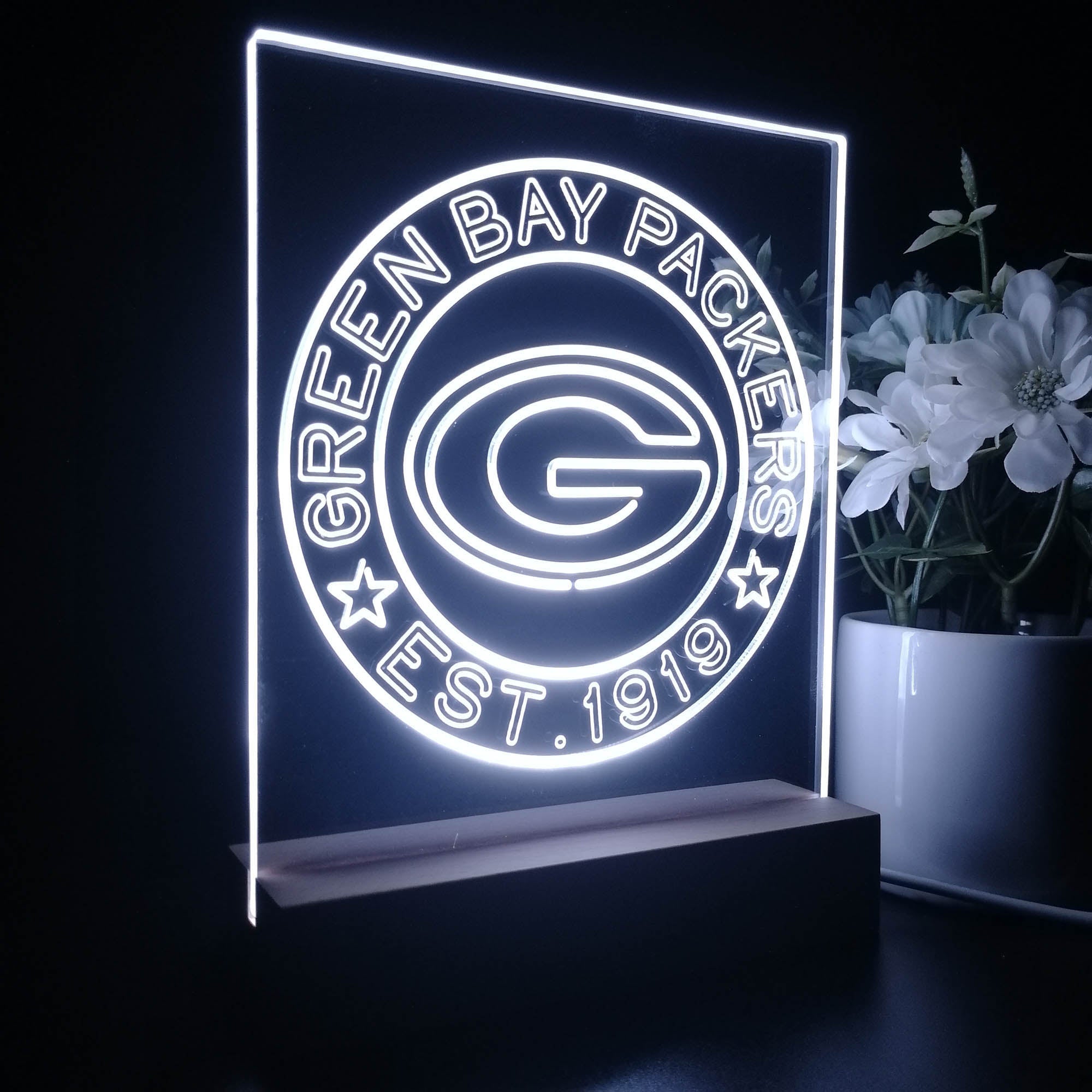Personalized Green Bay Packers Souvenir Neon LED Night Light Sign