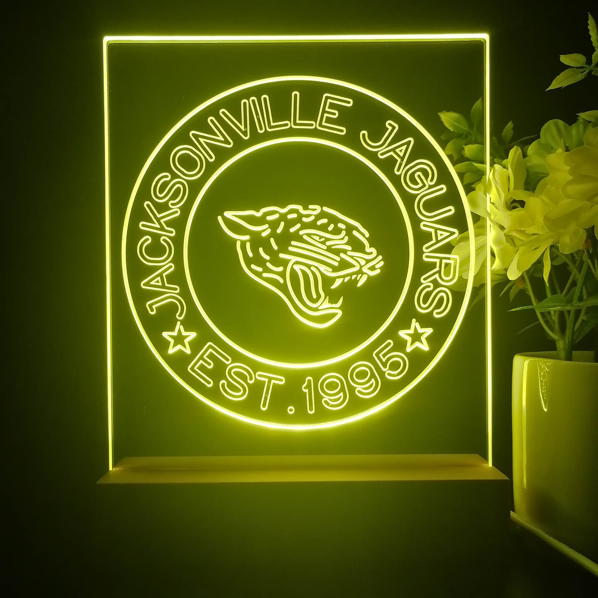 Personalized Jacksonville Jaguars Souvenir Neon LED Night Light Sign