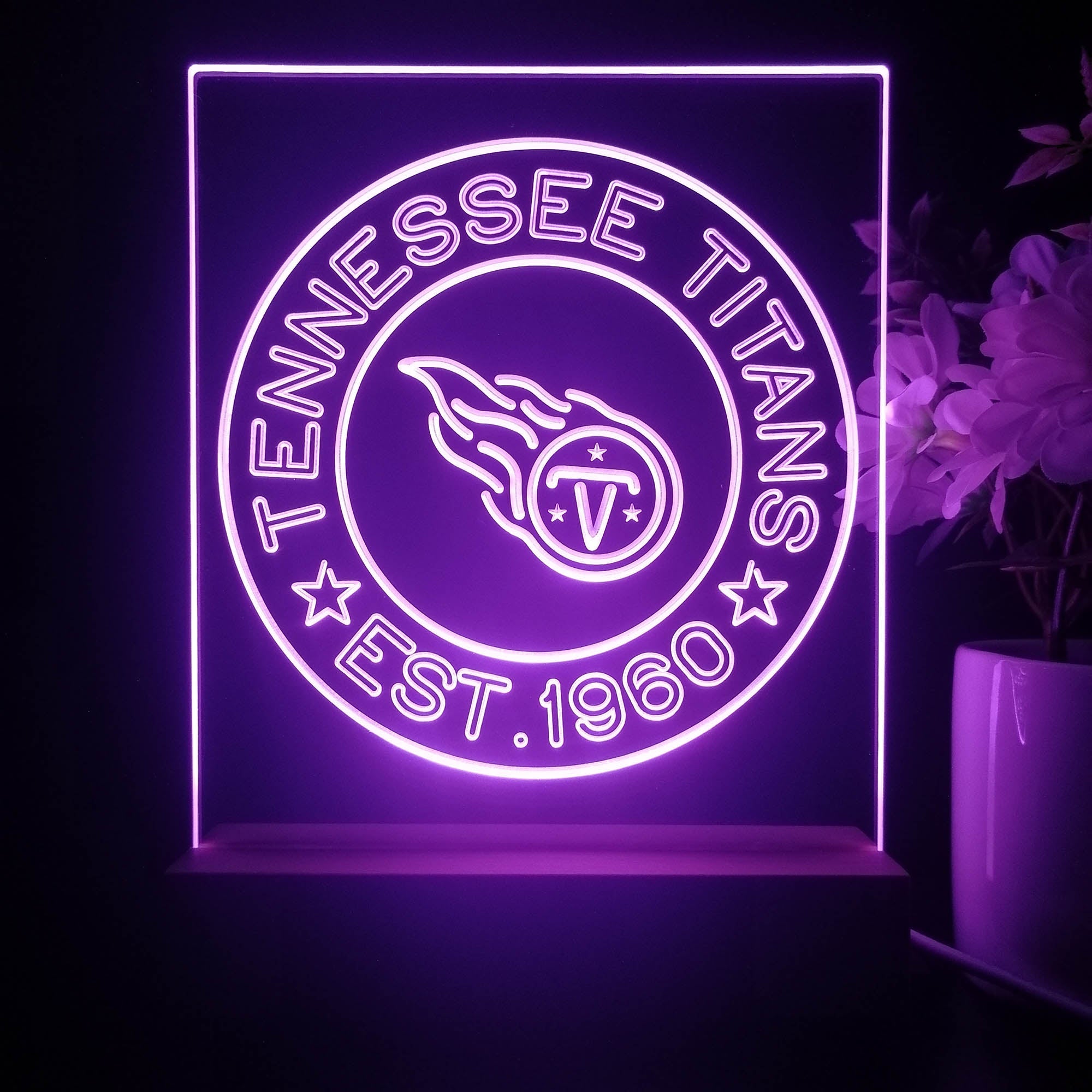Personalized Tennessee Titans Souvenir Neon LED Night Light Sign