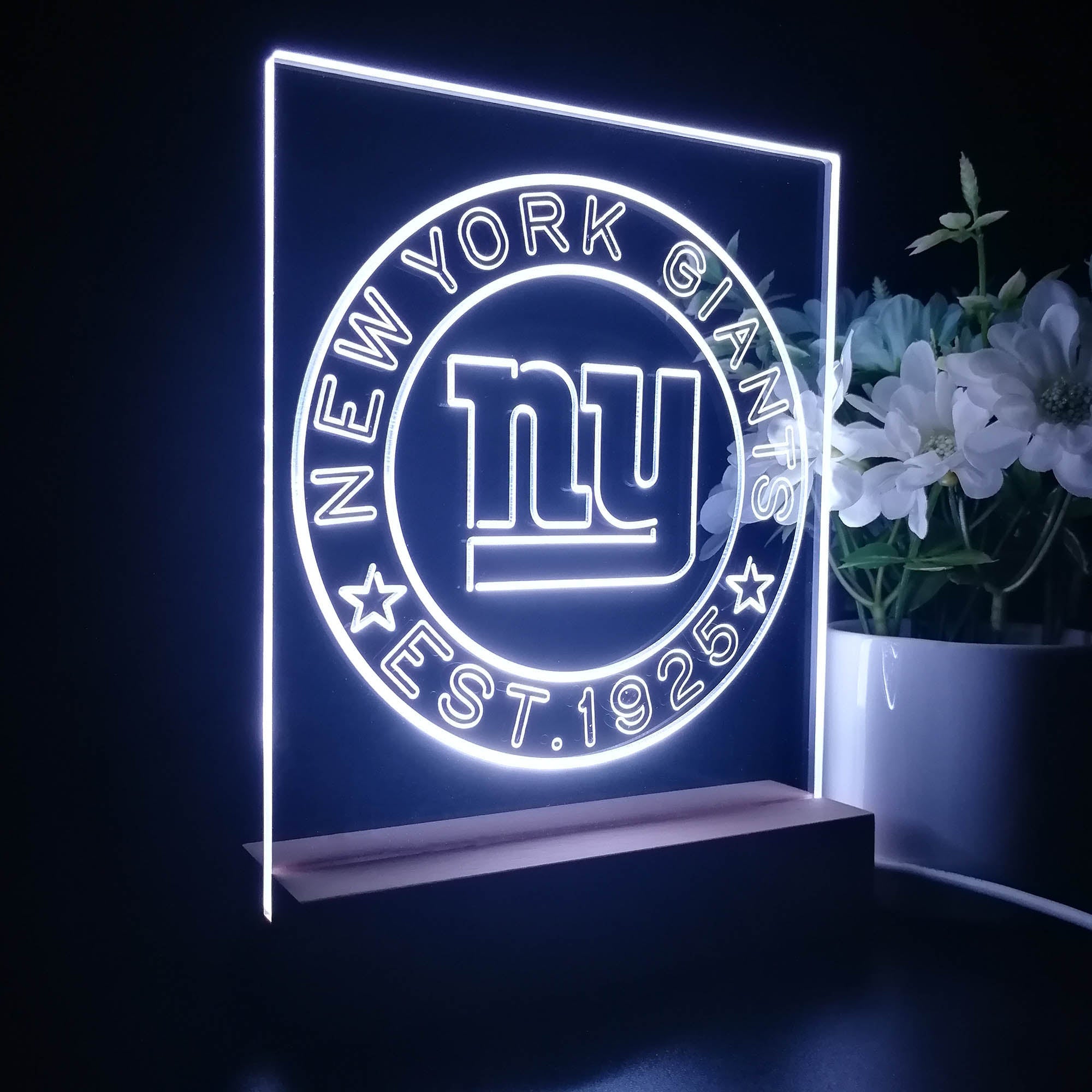 Personalized New York Giants Souvenir Neon LED Night Light Sign