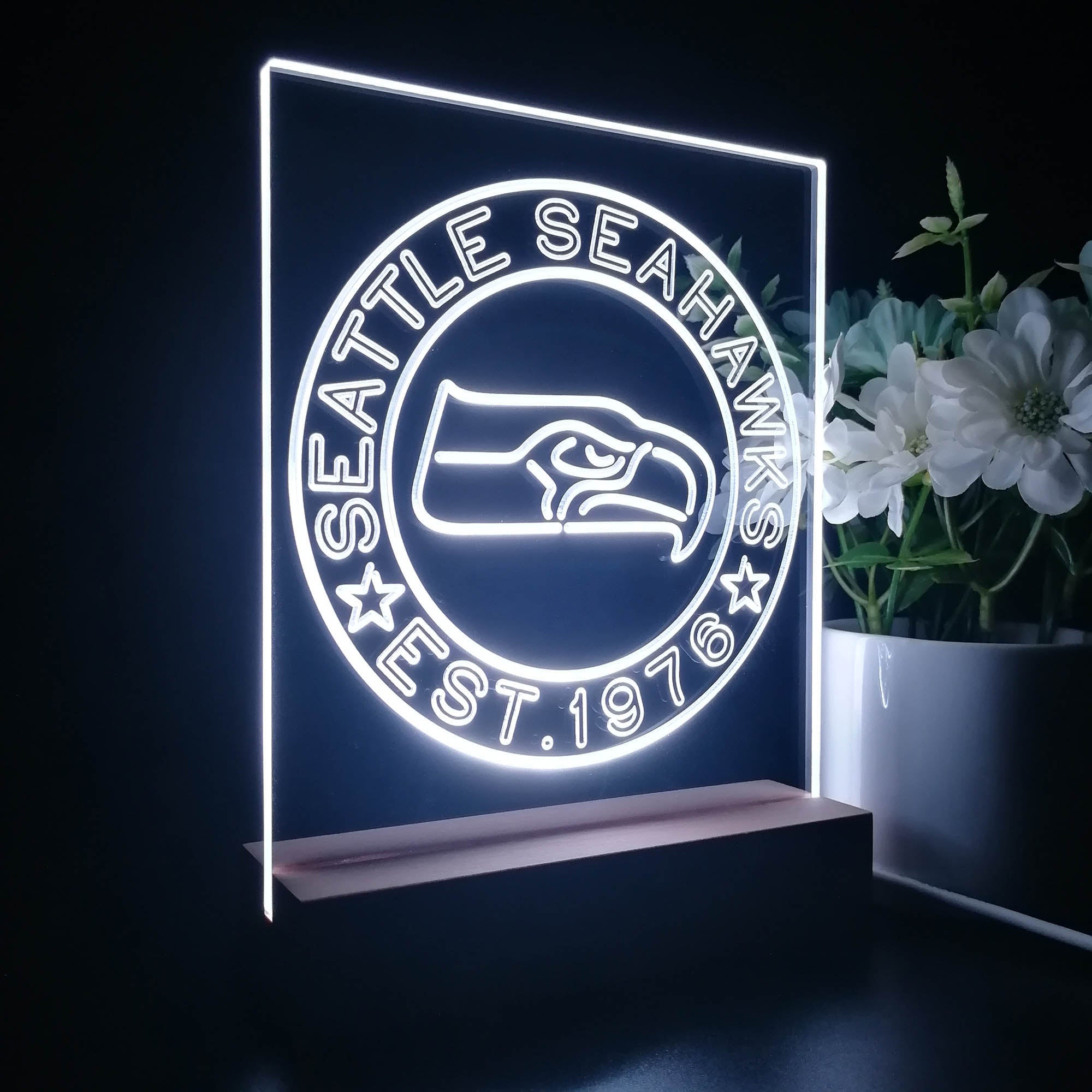 Personalized Seattle Seahawks Souvenir Neon LED Night Light Sign