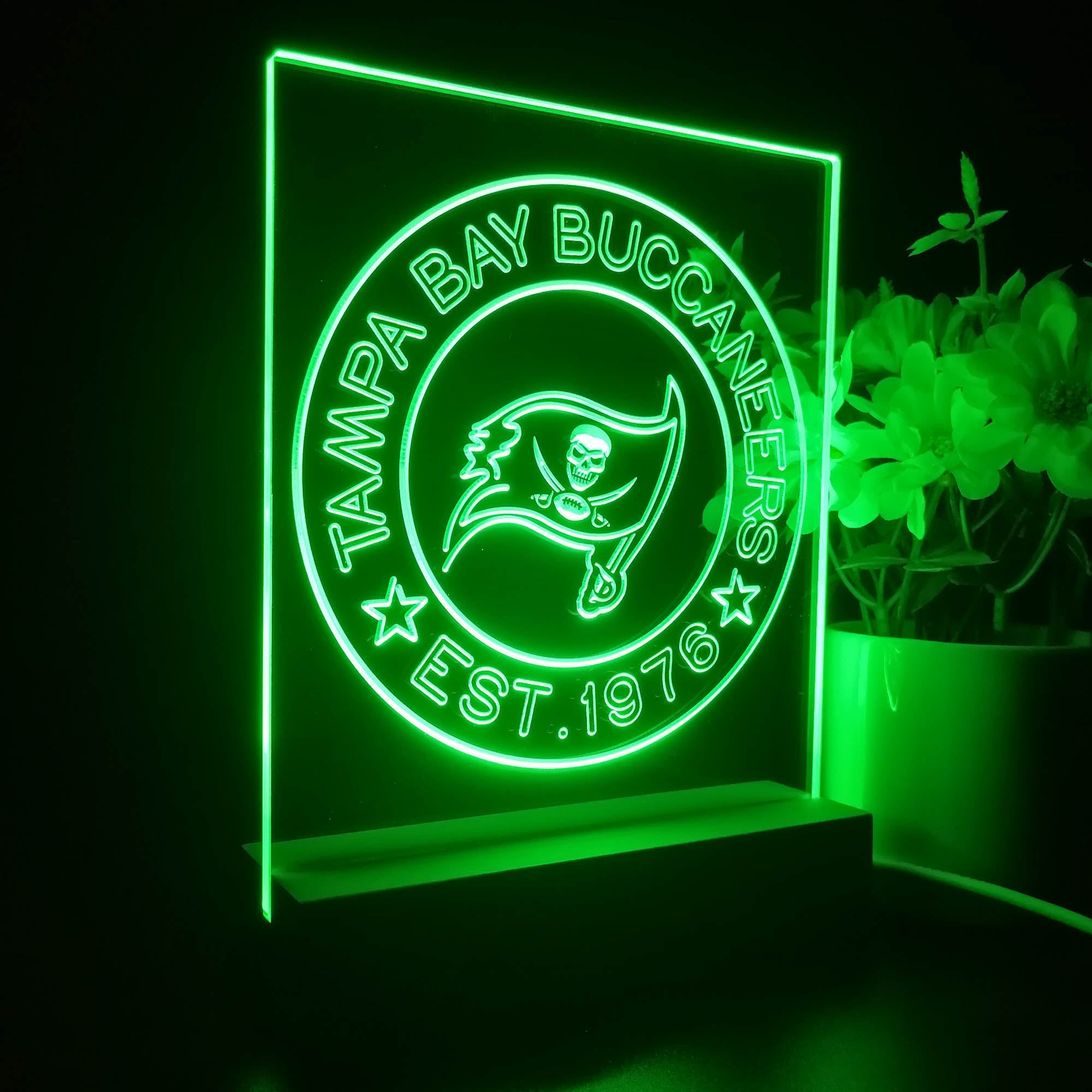 Personalized Tampa Bay Buccaneers Souvenir Neon LED Night Light Sign
