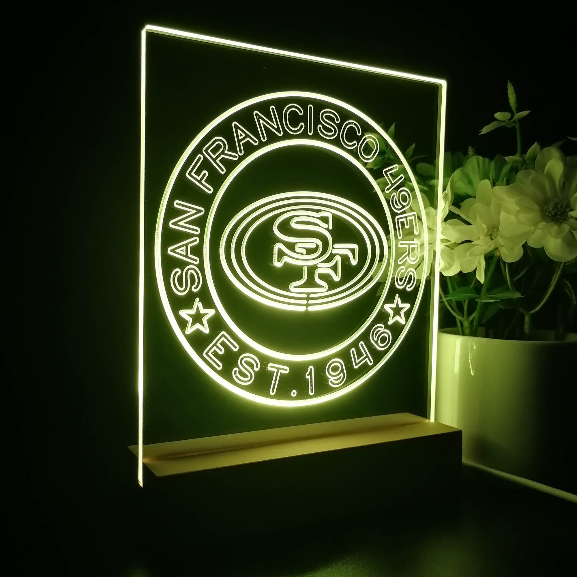 Personalized San Francisco 49ers Souvenir Neon LED Night Light Sign