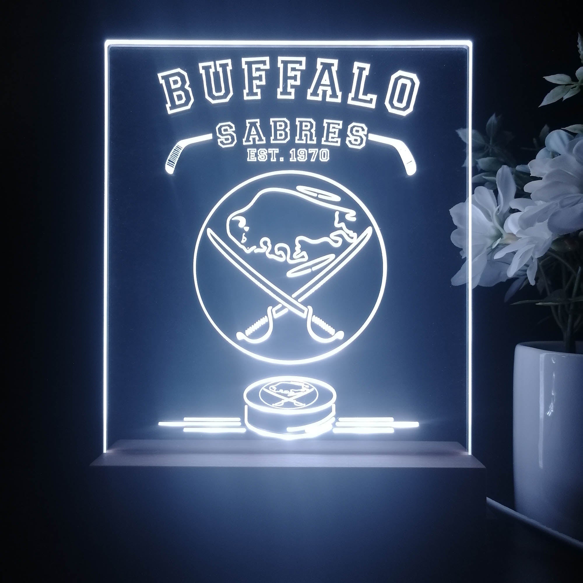 Personalized Buffalo Sabres Souvenir Neon LED Night Light Sign