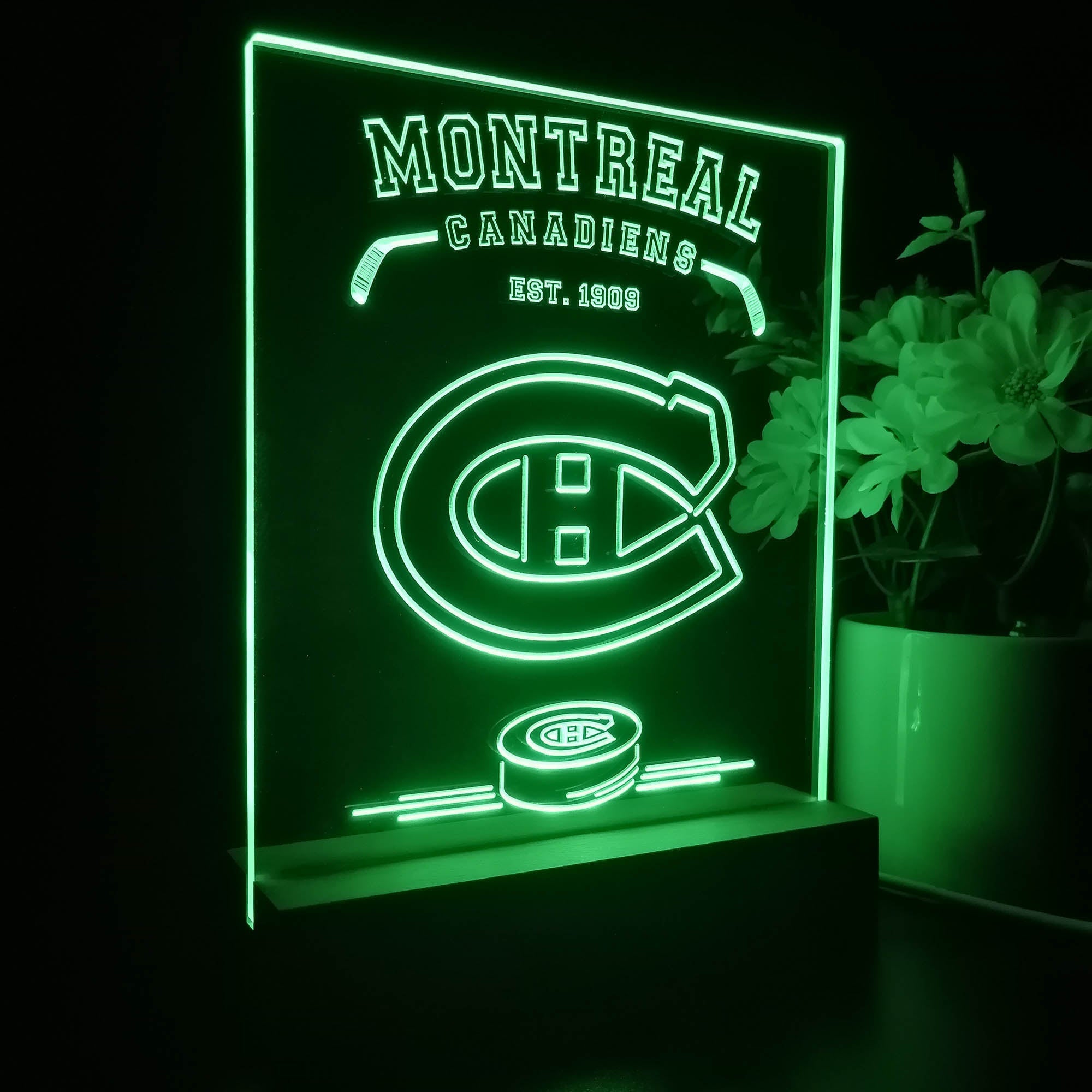 Personalized Montreal Canadiens Souvenir Neon LED Night Light Sign