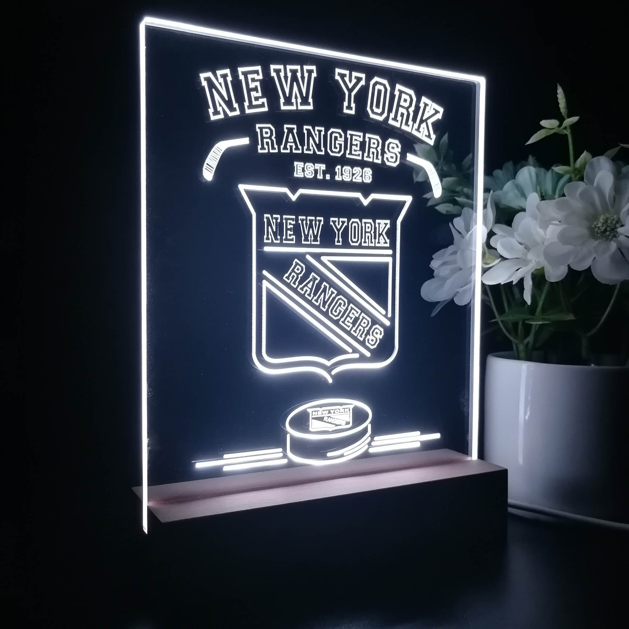 Personalized New York Rangers Souvenir Neon LED Night Light Sign