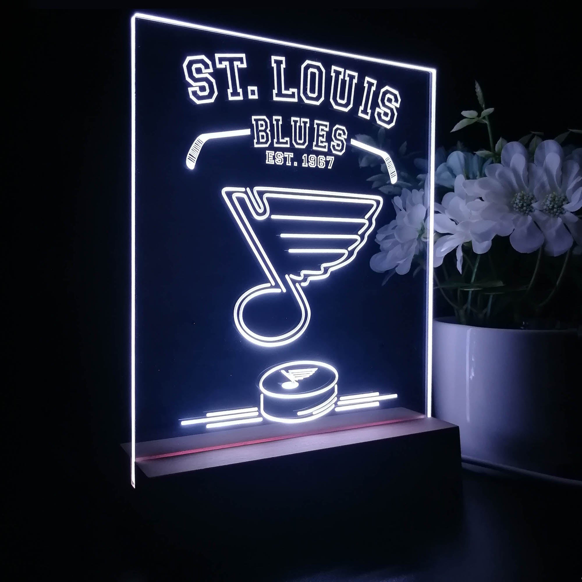 Personalized St. Louis Blues Souvenir Neon LED Night Light Sign