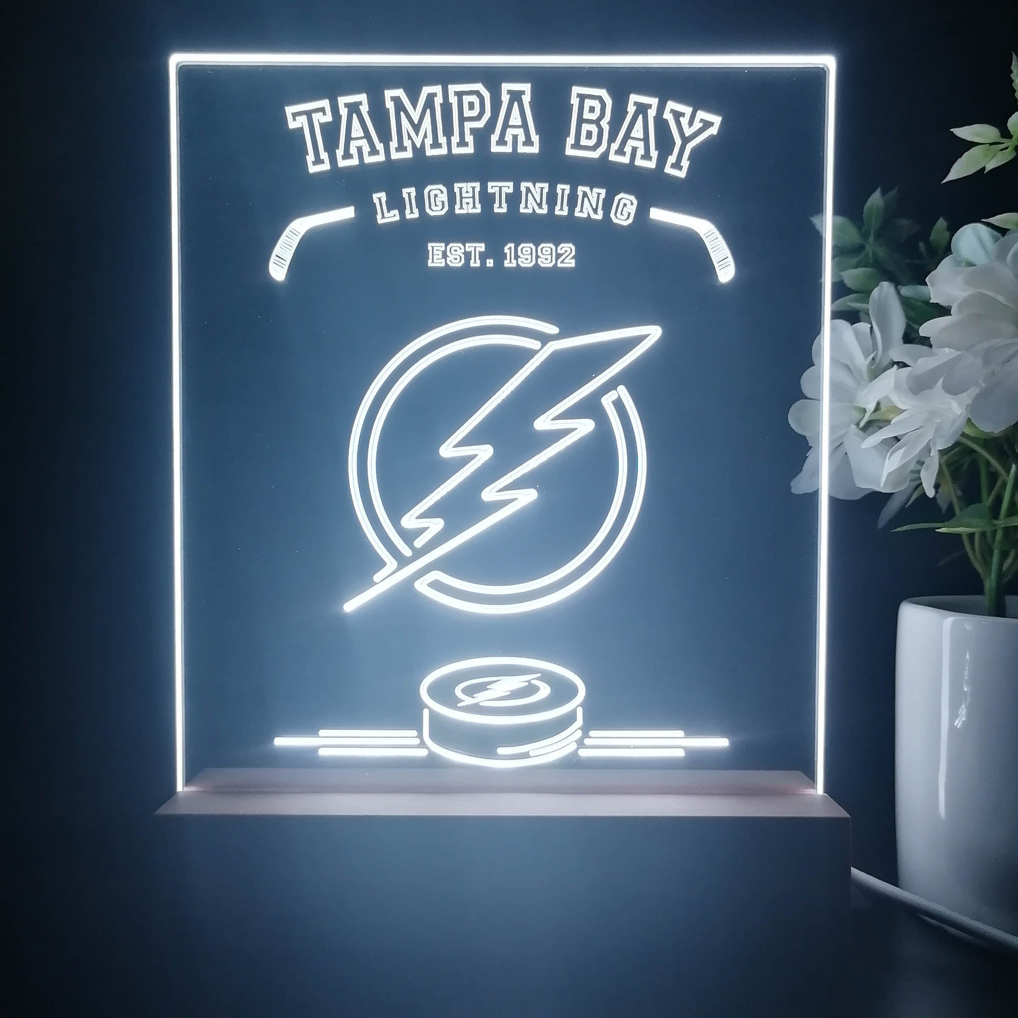 Personalized Tampa Bay Lightning Souvenir Neon LED Night Light Sign