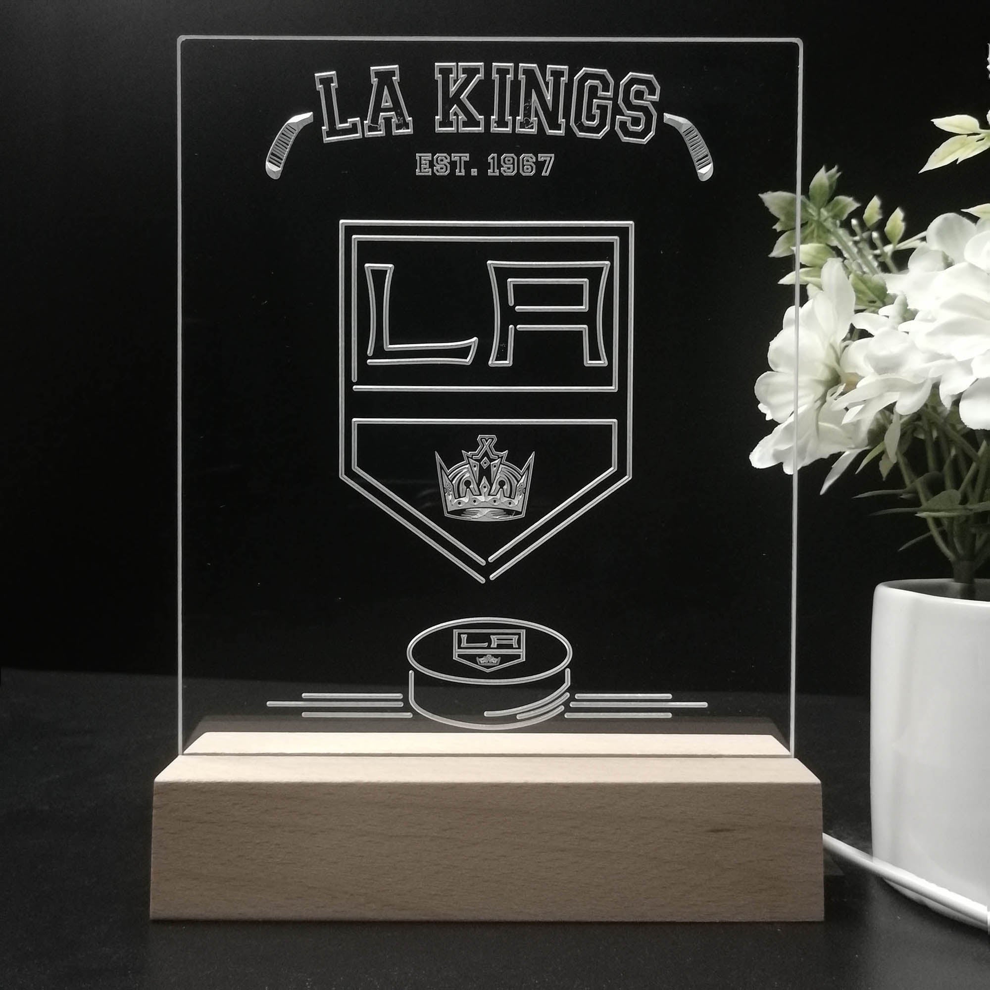 Personalized Los Angeles Kings Souvenir Neon LED Night Light Sign