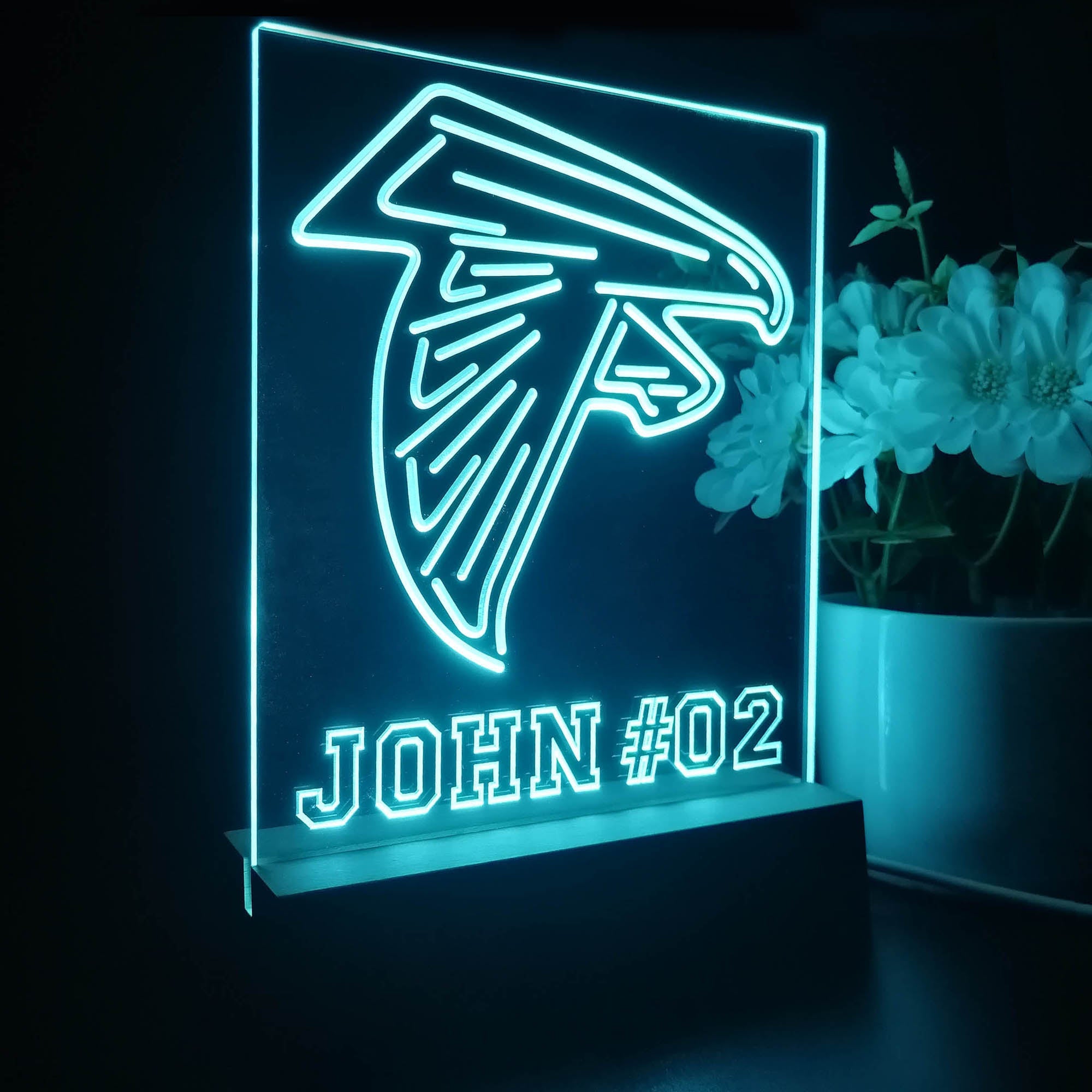 Personalized Atlanta Falcons Souvenir Neon LED Night Light Sign