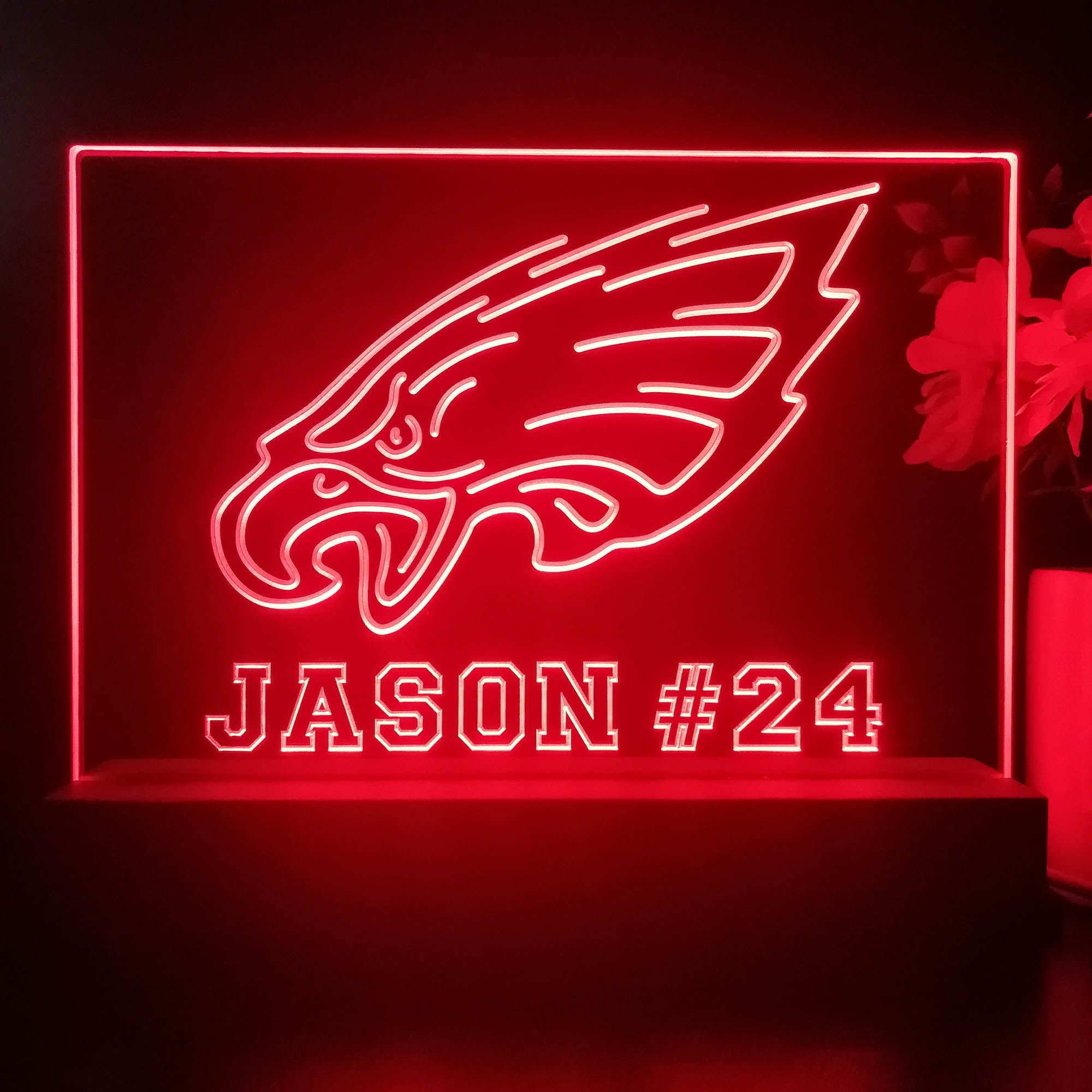 Personalized Philadelphia Eagles Souvenir Neon LED Night Light Sign