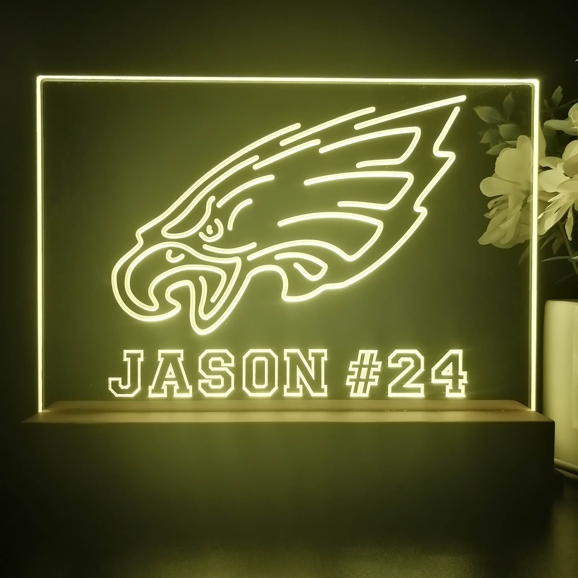Personalized Philadelphia Eagles Souvenir Neon LED Night Light Sign