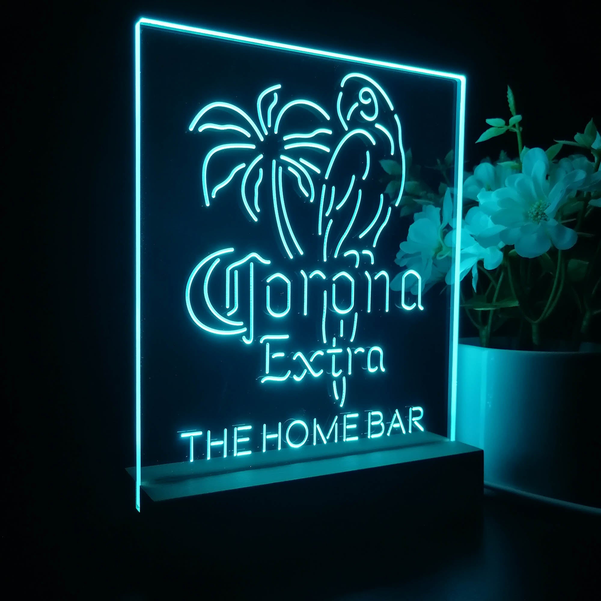 Personalized Corona Extra Parrot Souvenir Neon LED Night Light Sign