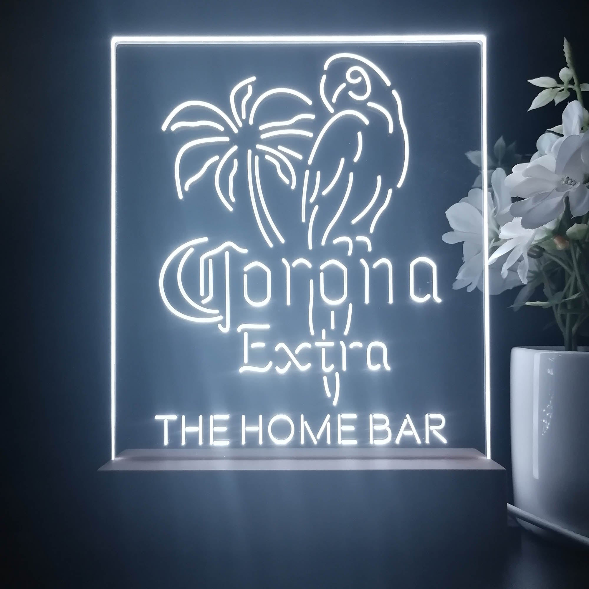 Personalized Corona Extra Parrot Souvenir Neon LED Night Light Sign