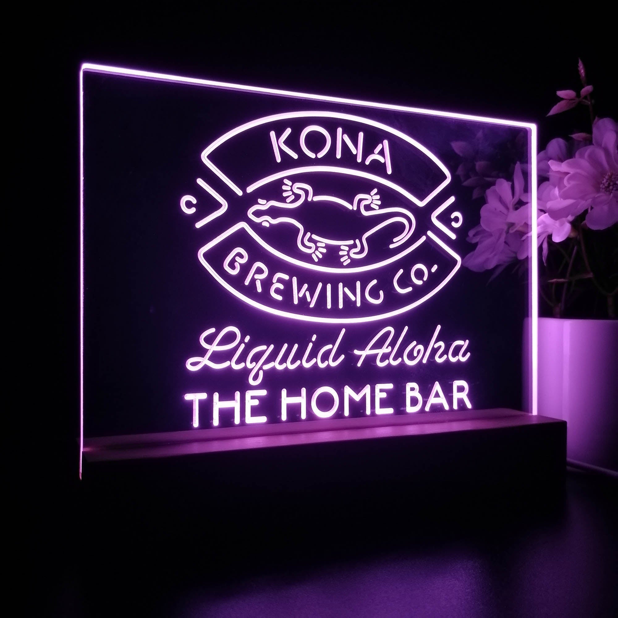 Personalized Kona Brewing Company Souvenir Neon LED Night Light Sign