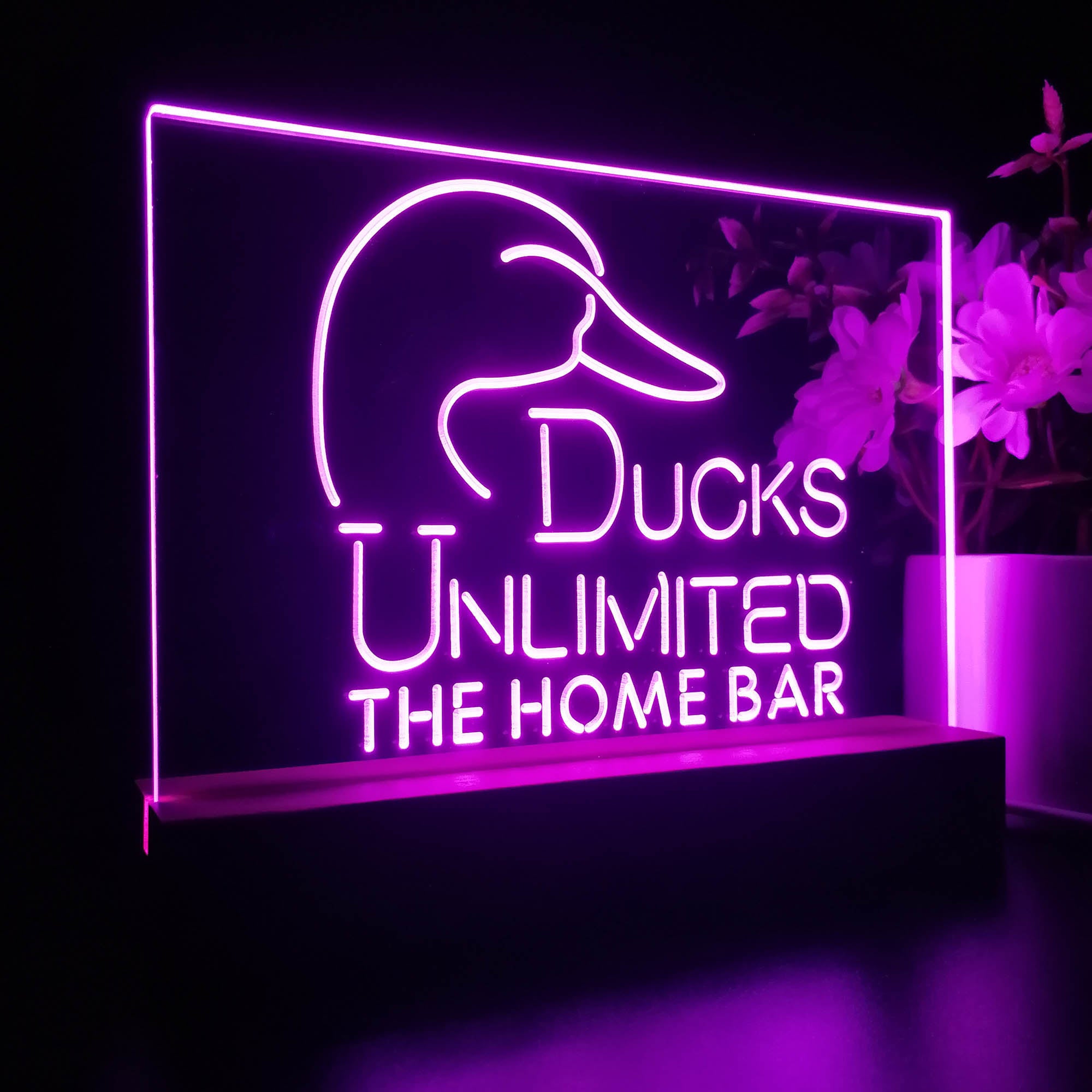 Personalized Ducks Unlimited Souvenir Neon LED Night Light Sign
