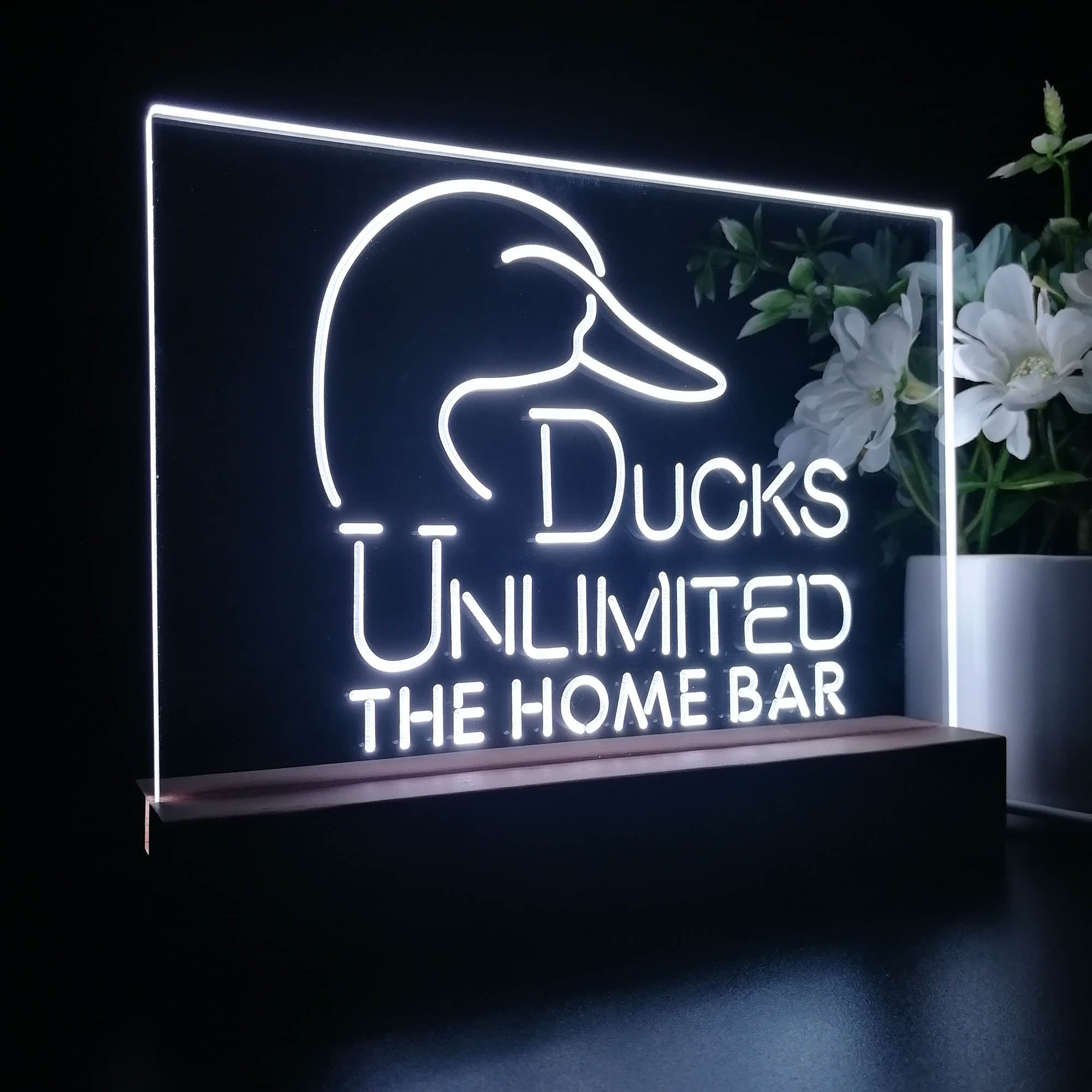 Personalized Ducks Unlimited Souvenir Neon LED Night Light Sign