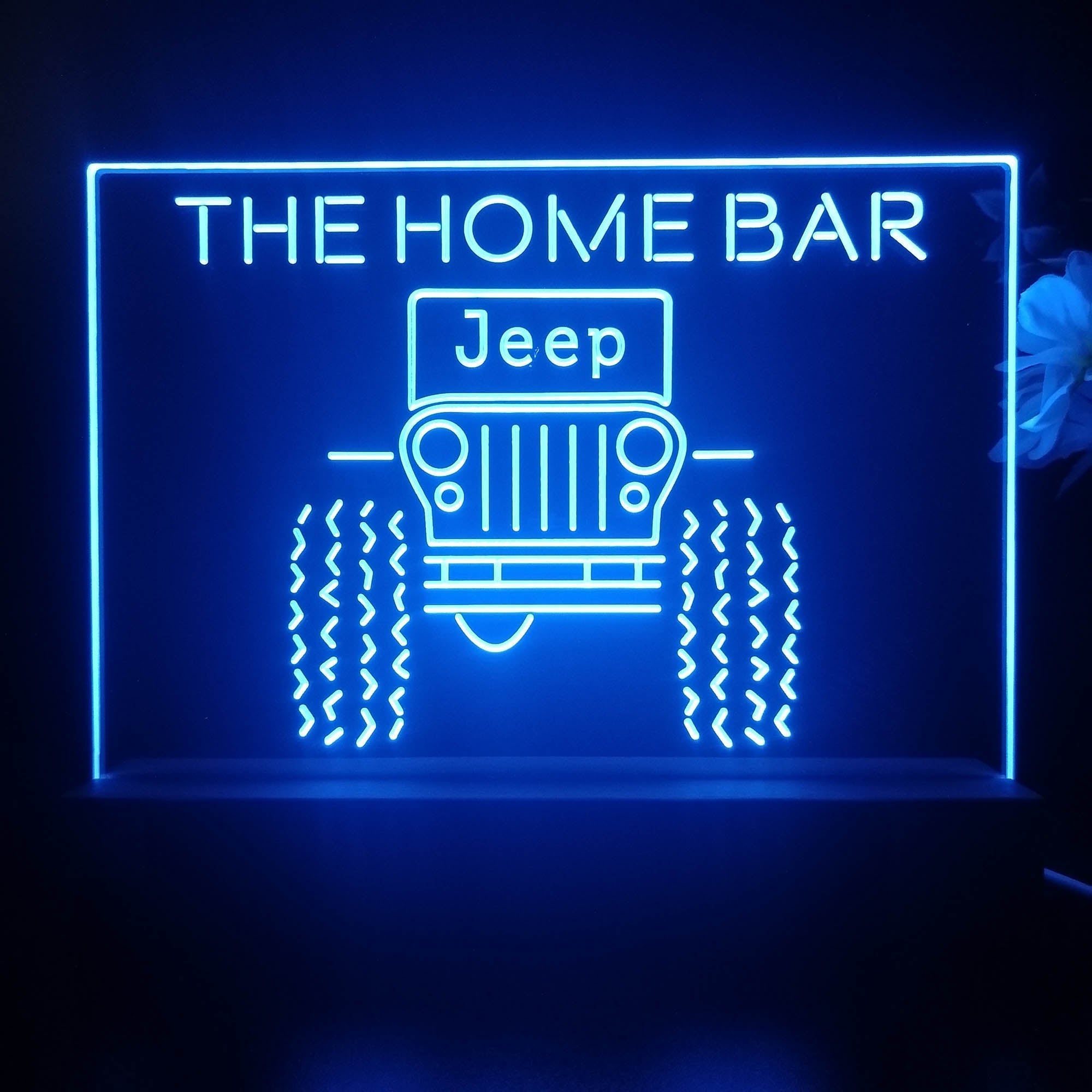 Personalized Only in a Jeep Souvenir Neon LED Night Light Sign