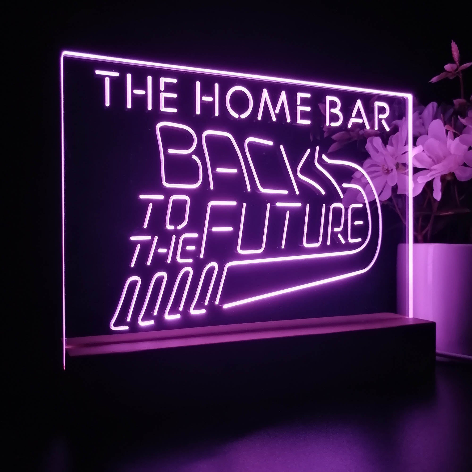 Personalized Back to the Future Souvenir Neon LED Night Light Sign