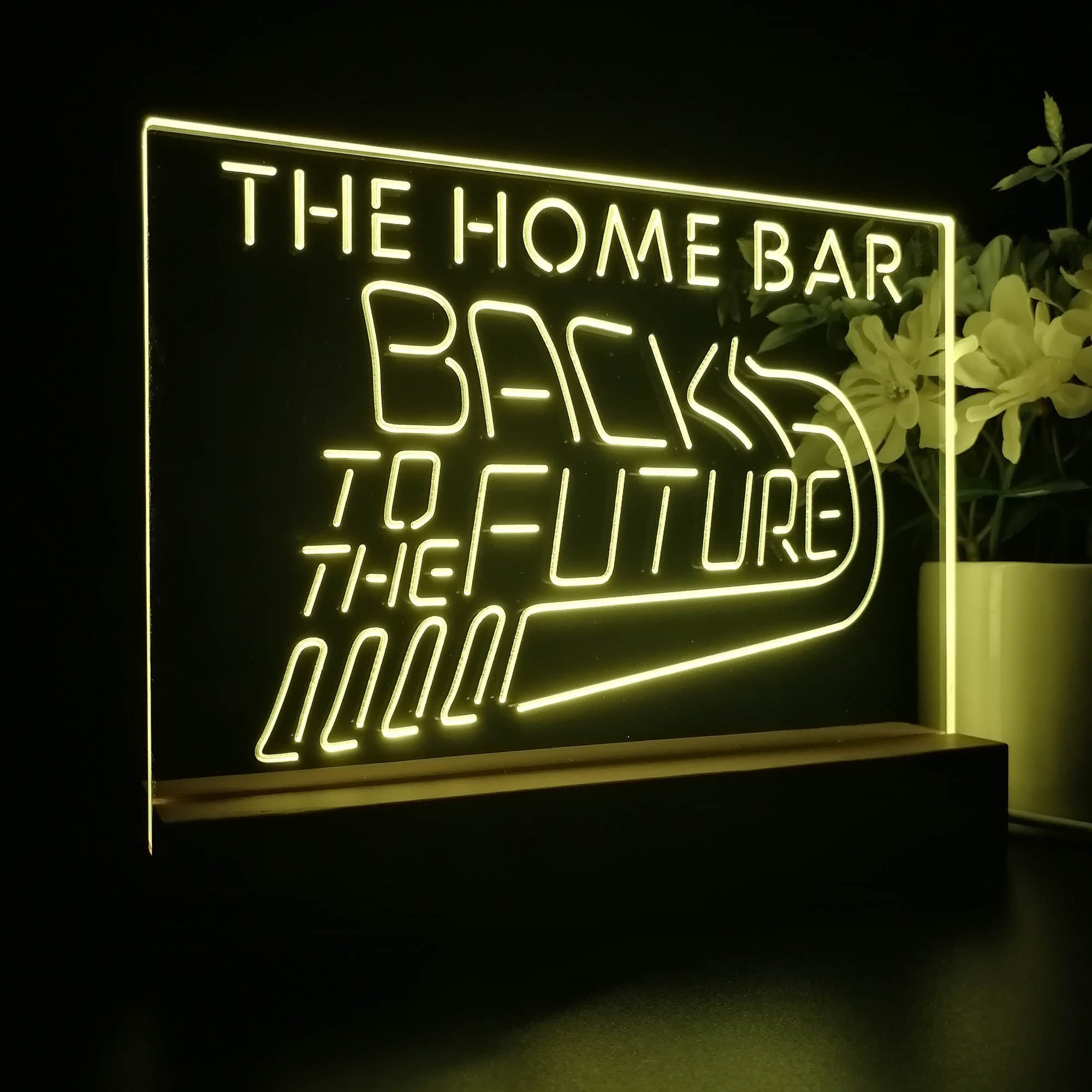 Personalized Back to the Future Souvenir Neon LED Night Light Sign