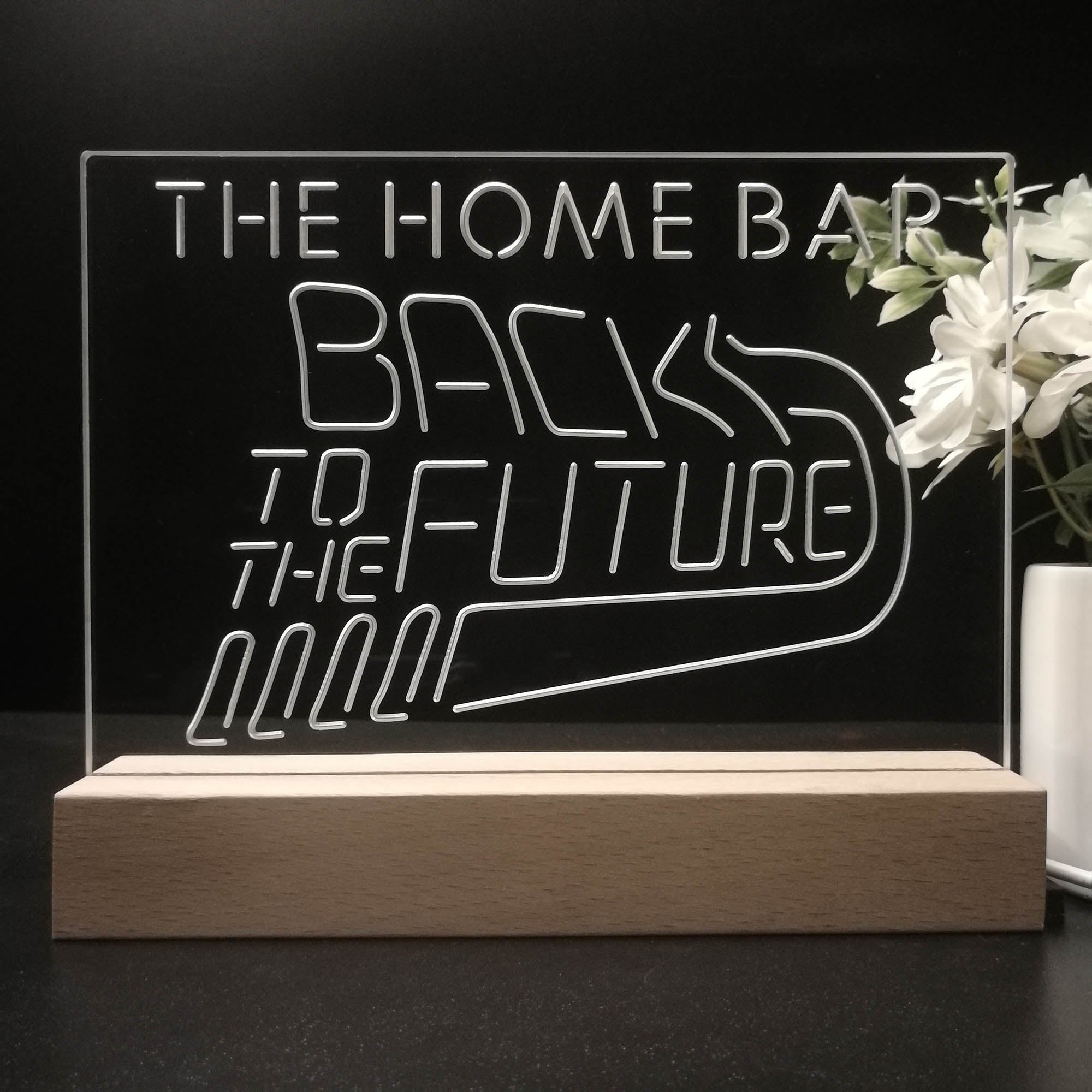 Personalized Back to the Future Souvenir Neon LED Night Light Sign