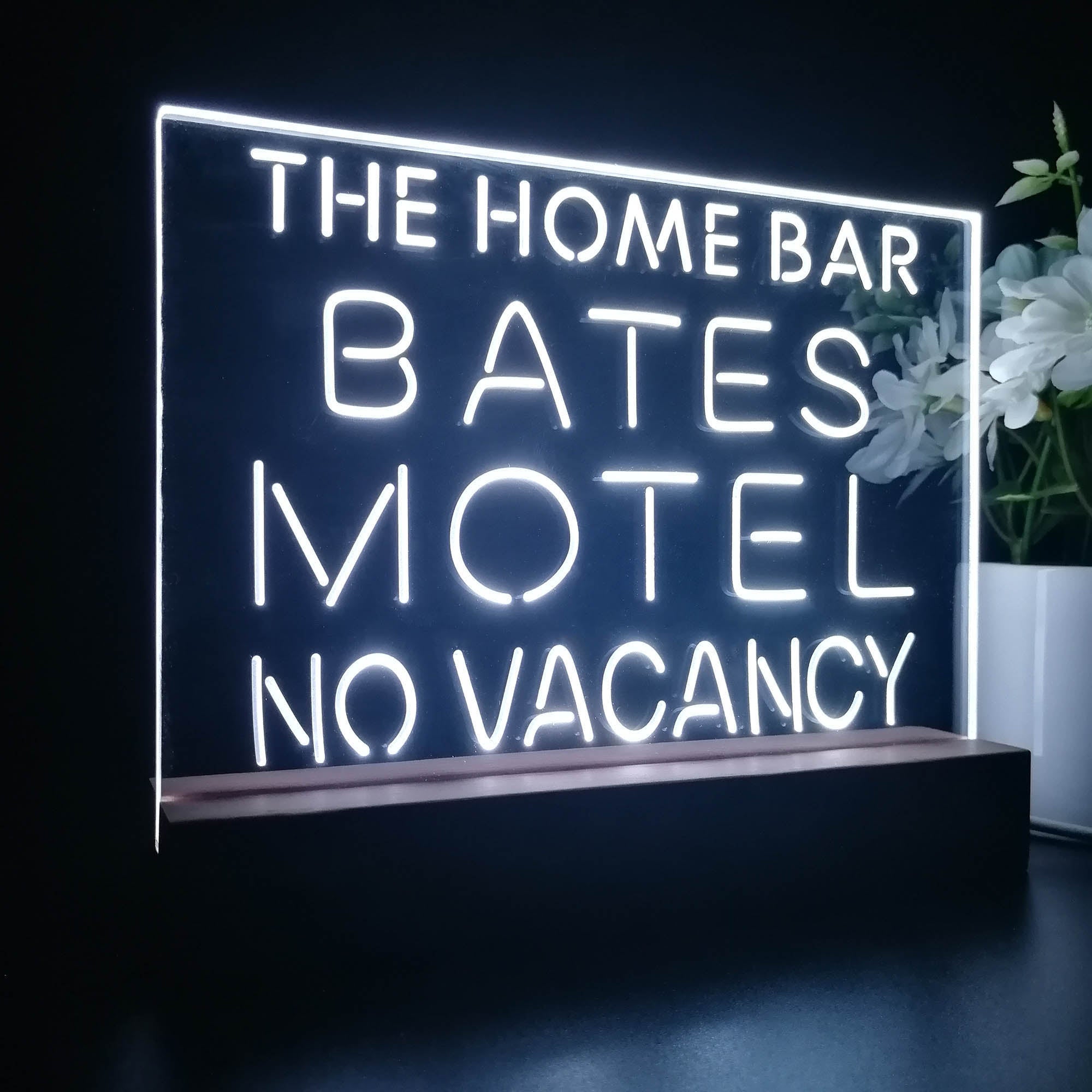 Personalized Bates Motel No Vacancy Souvenir Neon LED Night Light Sign