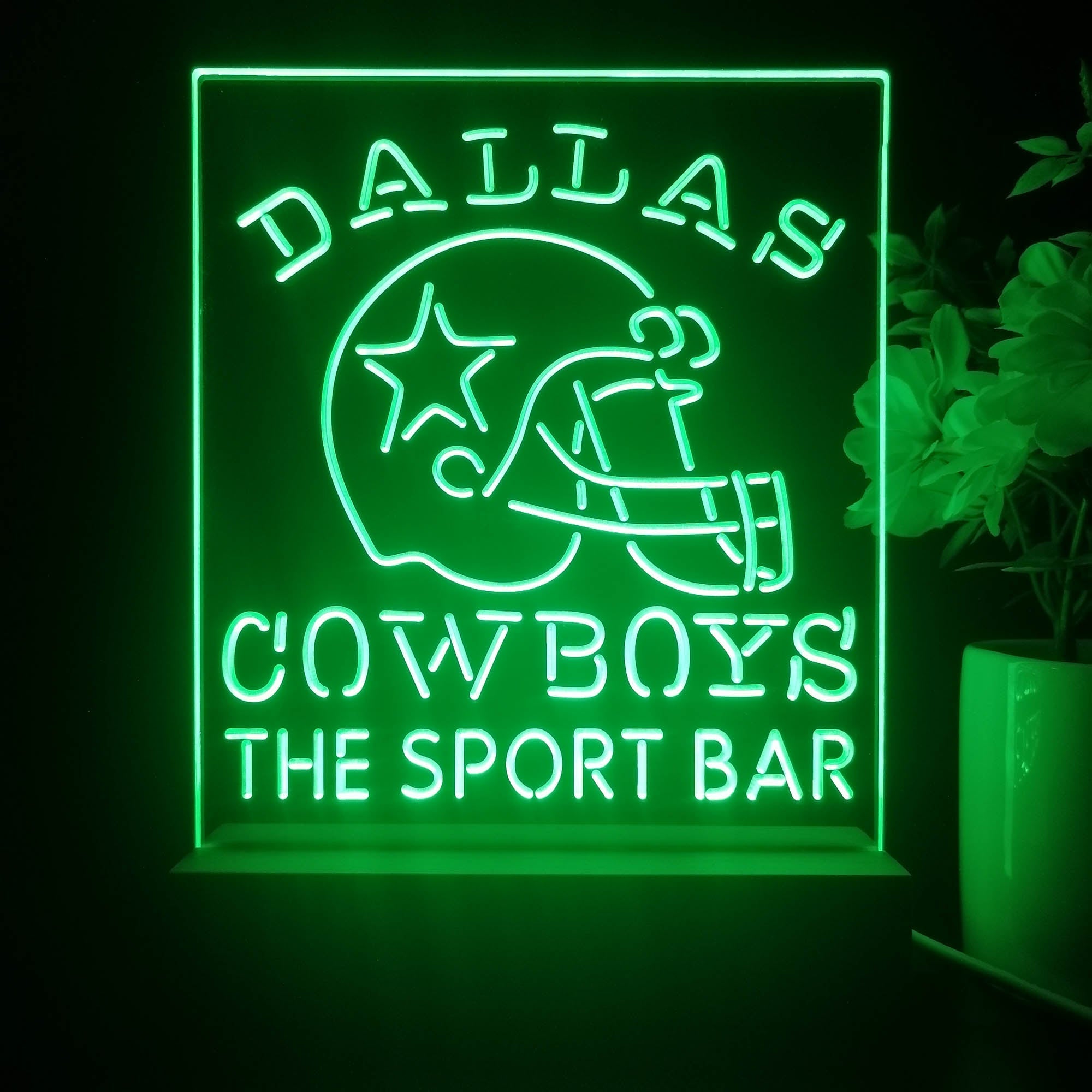 Personalized Dallas Cowboys Souvenir Neon LED Sign Lamp