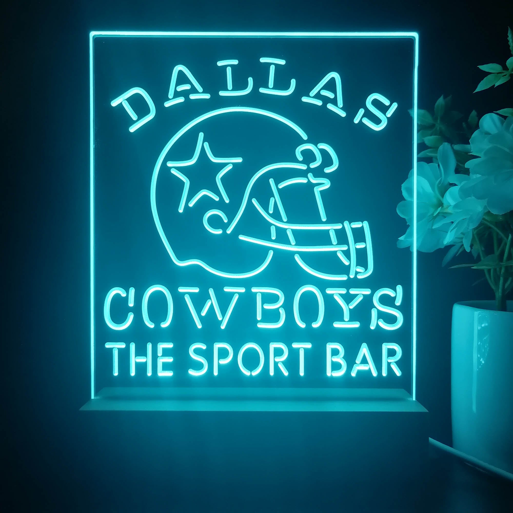 Personalized Dallas Cowboys Souvenir Neon LED Sign Lamp