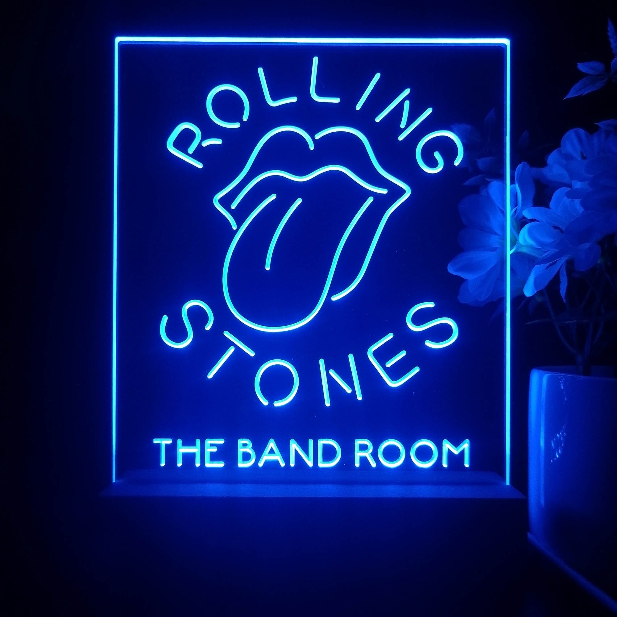Personalized Rolling Stones Souvenir Neon LED Night Light Sign