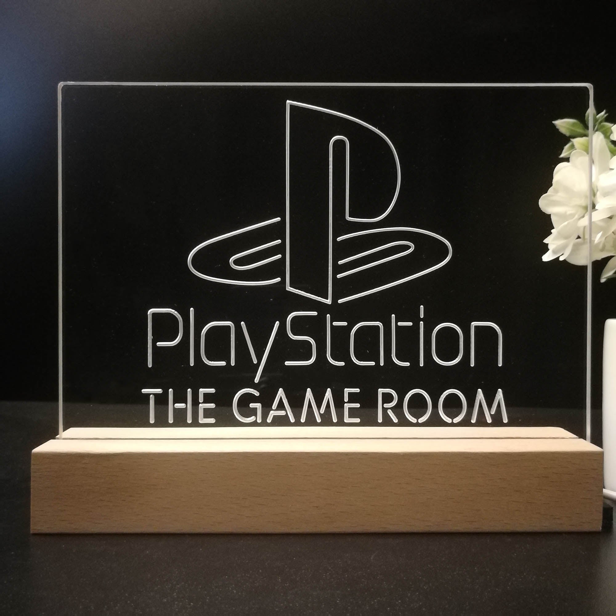 Personalized Playstation Souvenir Neon LED Night Light Sign