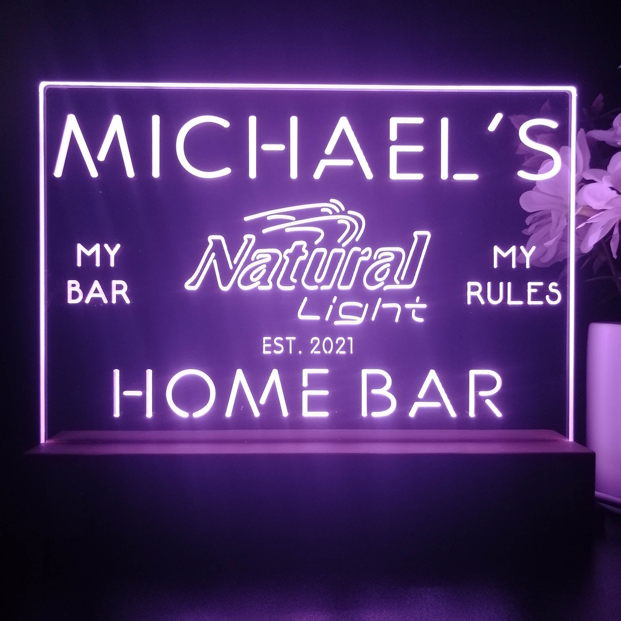 Personalized Natural Light Souvenir Neon LED Night Light Sign