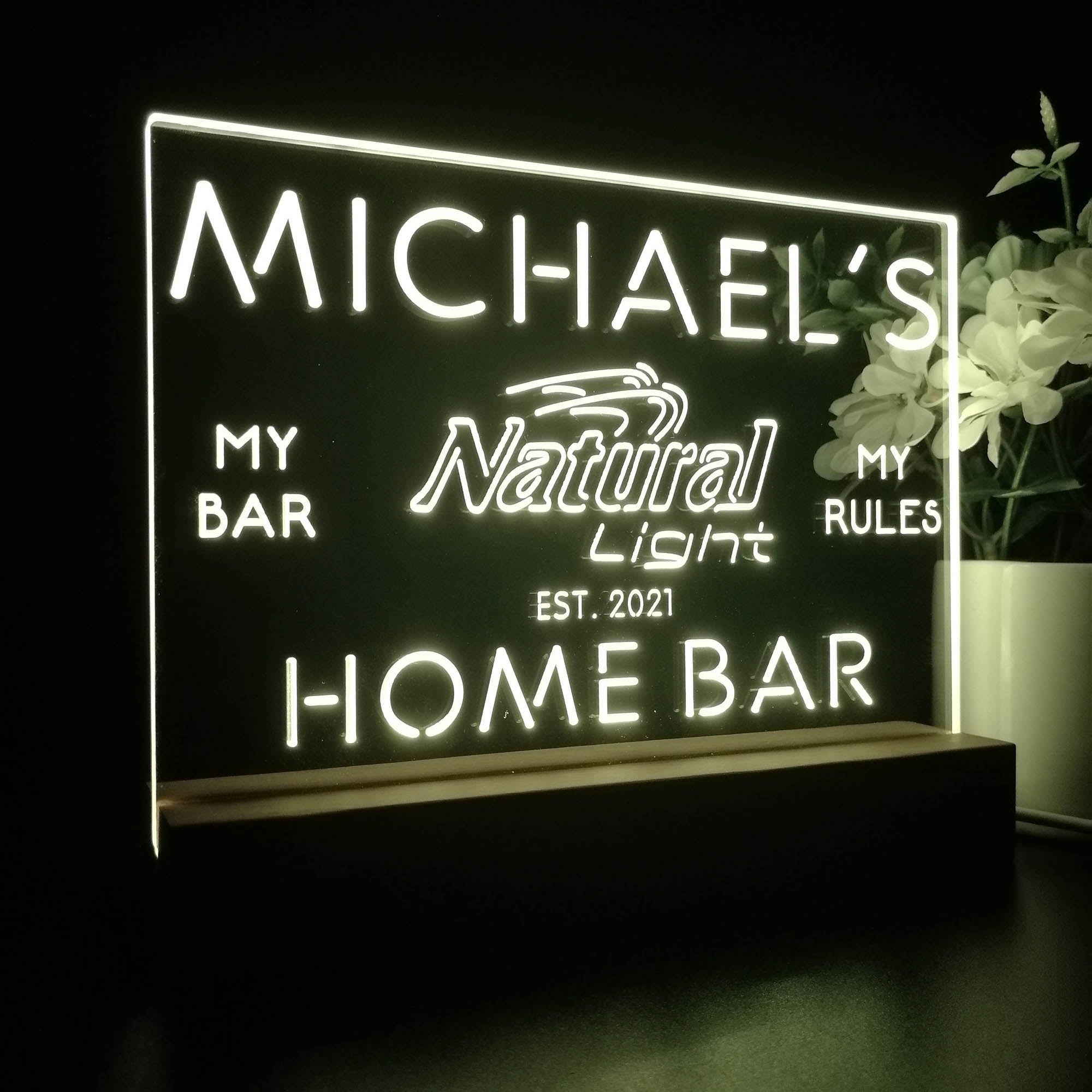 Personalized Natural Light Souvenir Neon LED Night Light Sign