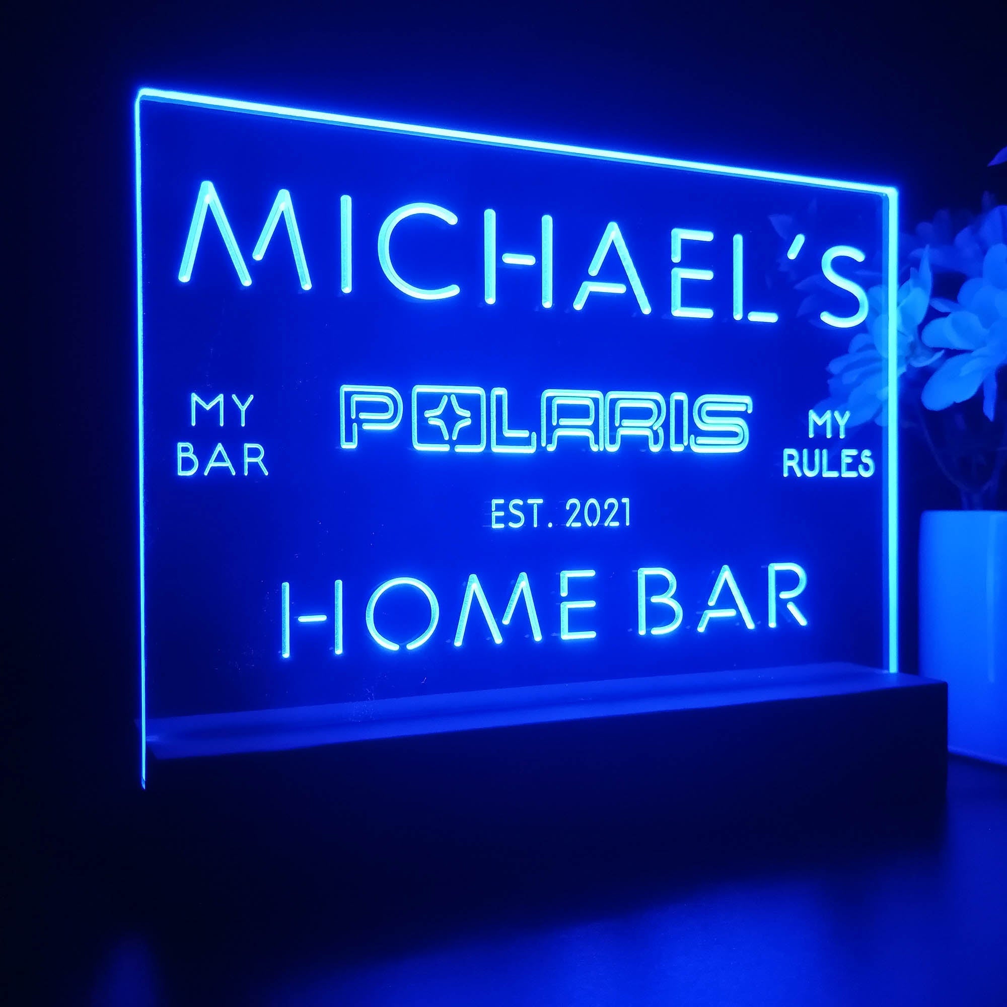 Personalized Polaris Souvenir Neon LED Night Light Sign