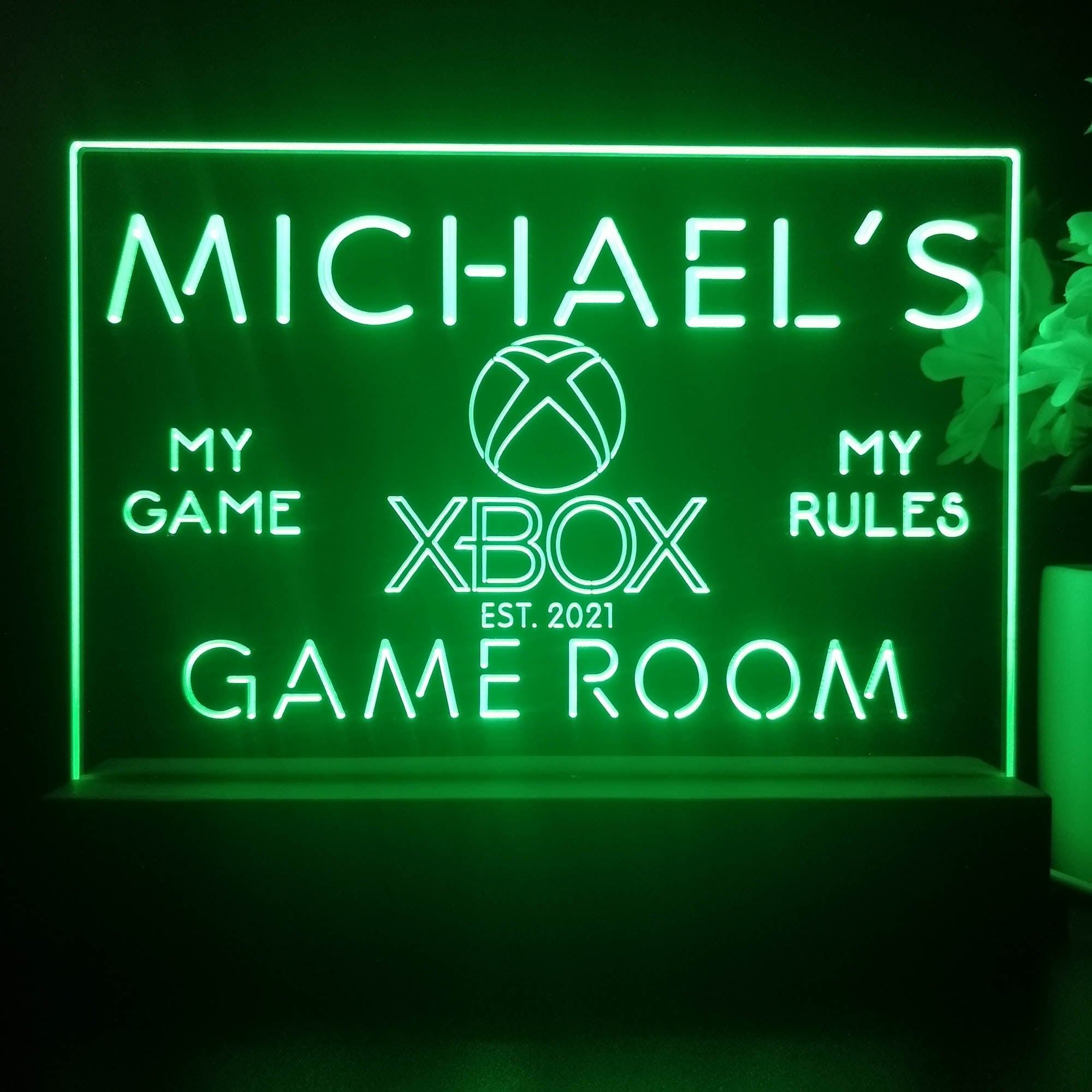 Personalized XBOX Souvenir Neon LED Night Light Sign