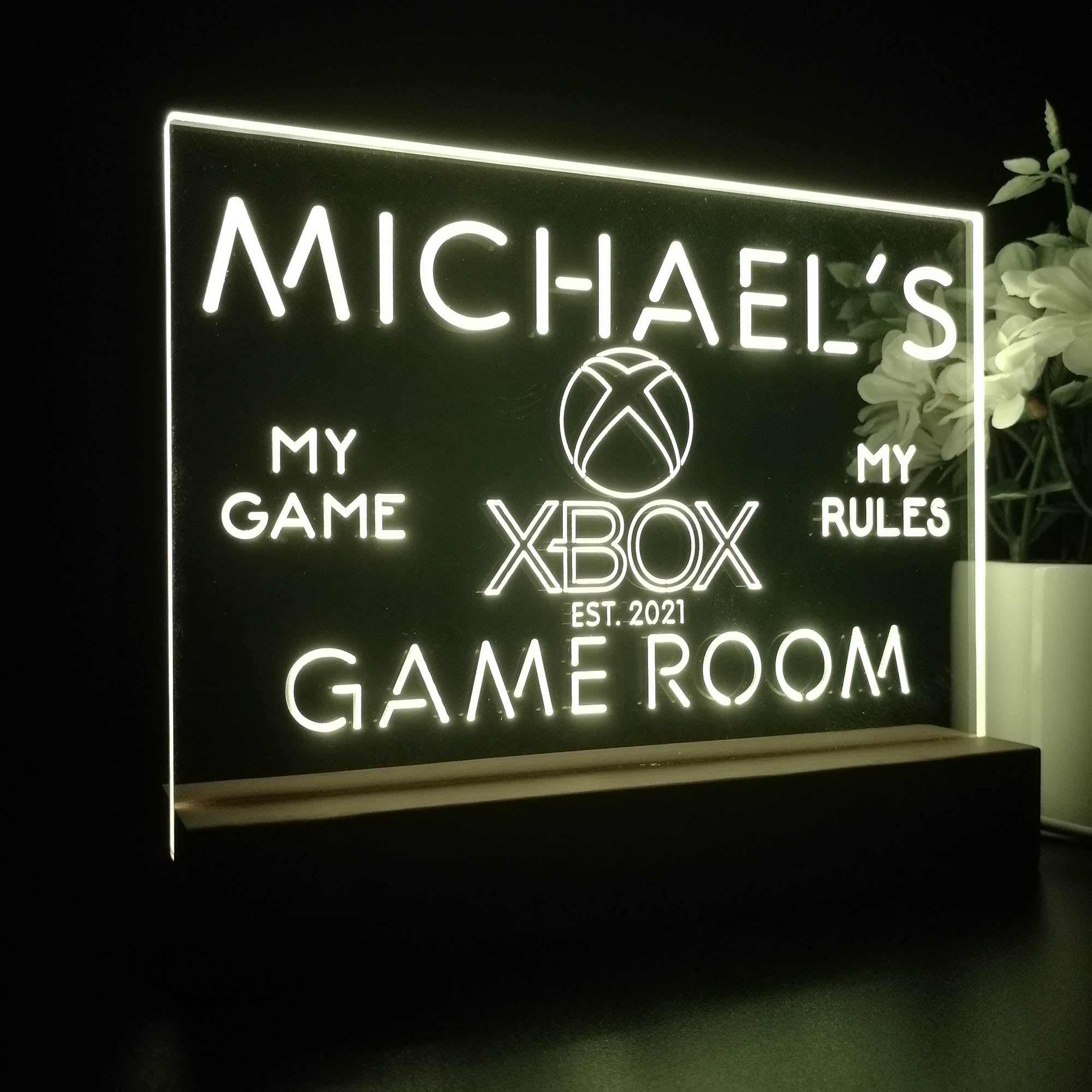 Personalized XBOX Souvenir Neon LED Night Light Sign