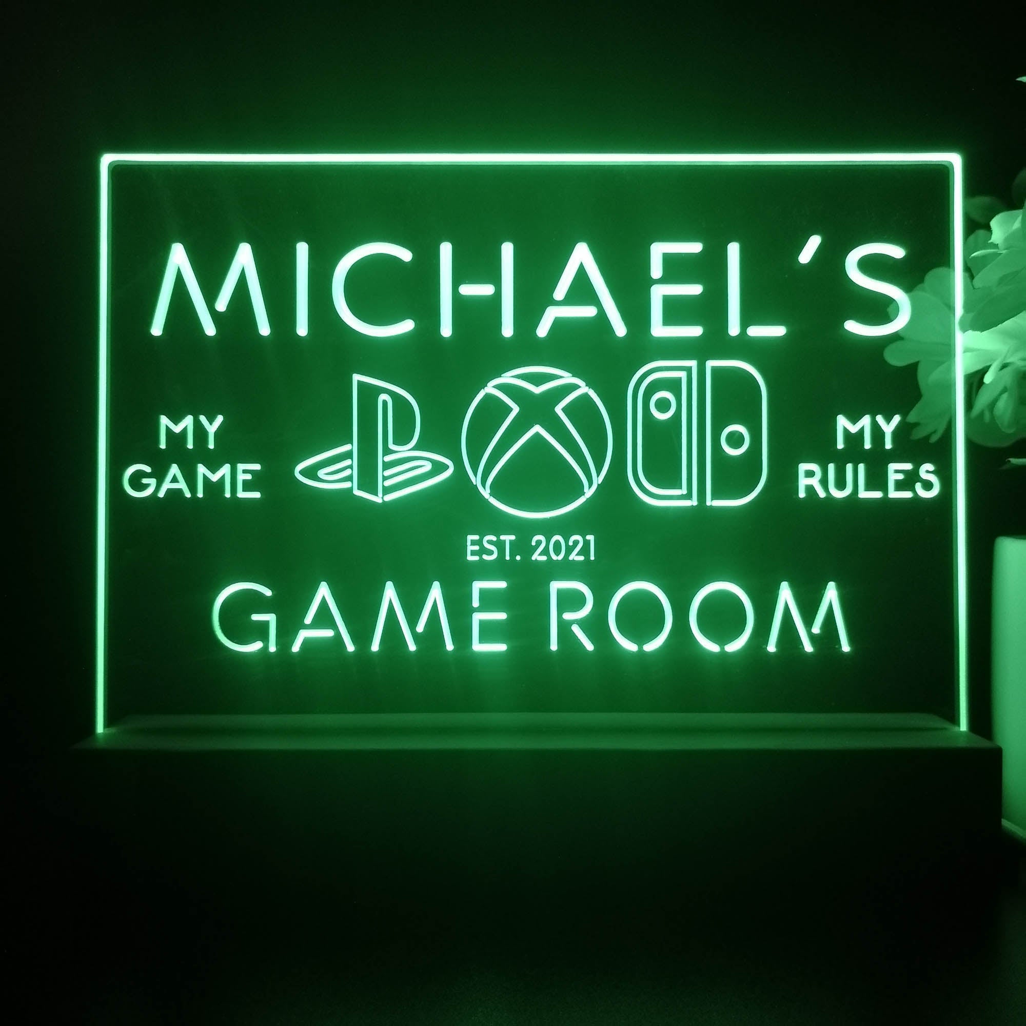 Personalized Gaming Console Collection Souvenir Neon LED Night Light Sign