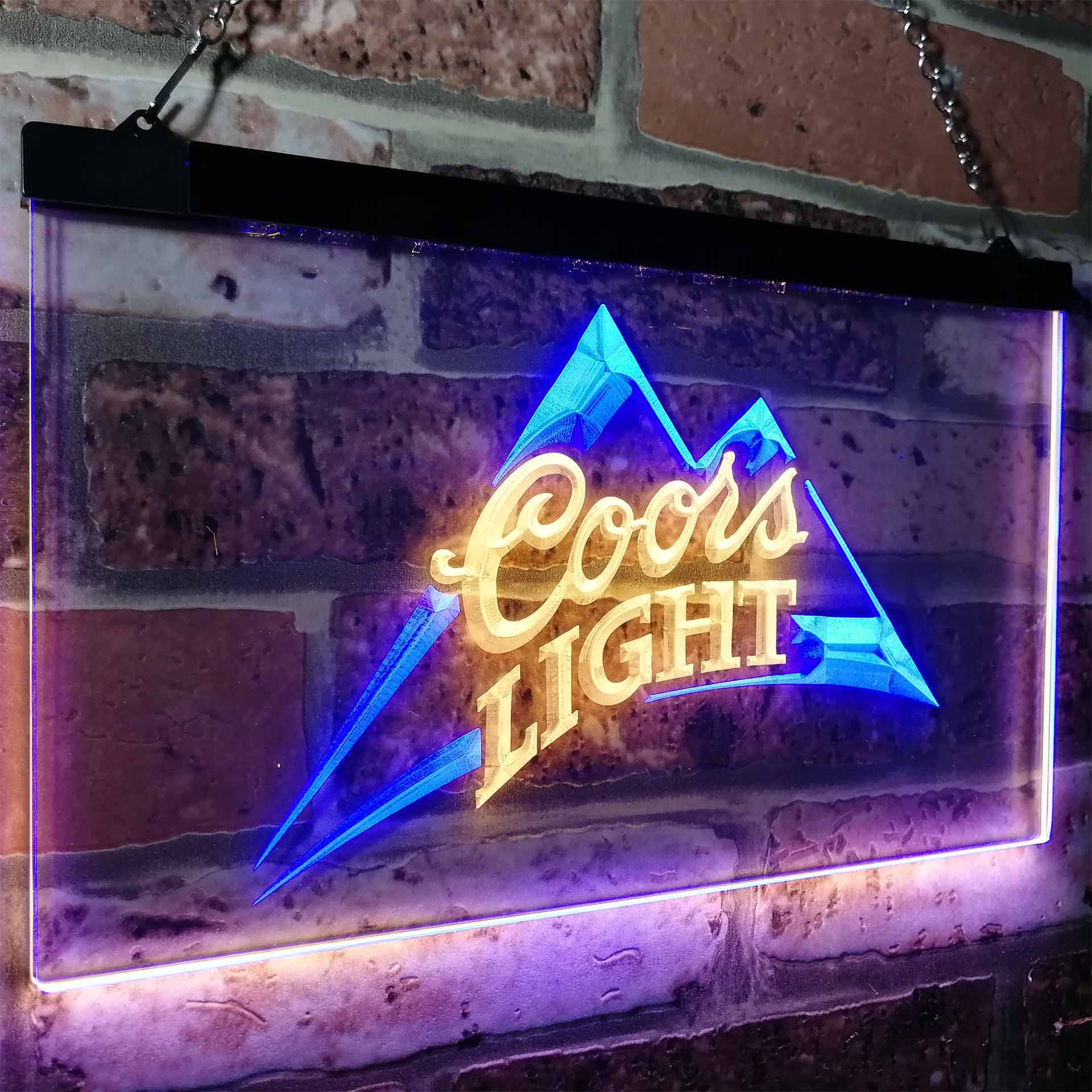 Coors Light Mountain Neon-Like LED Sign