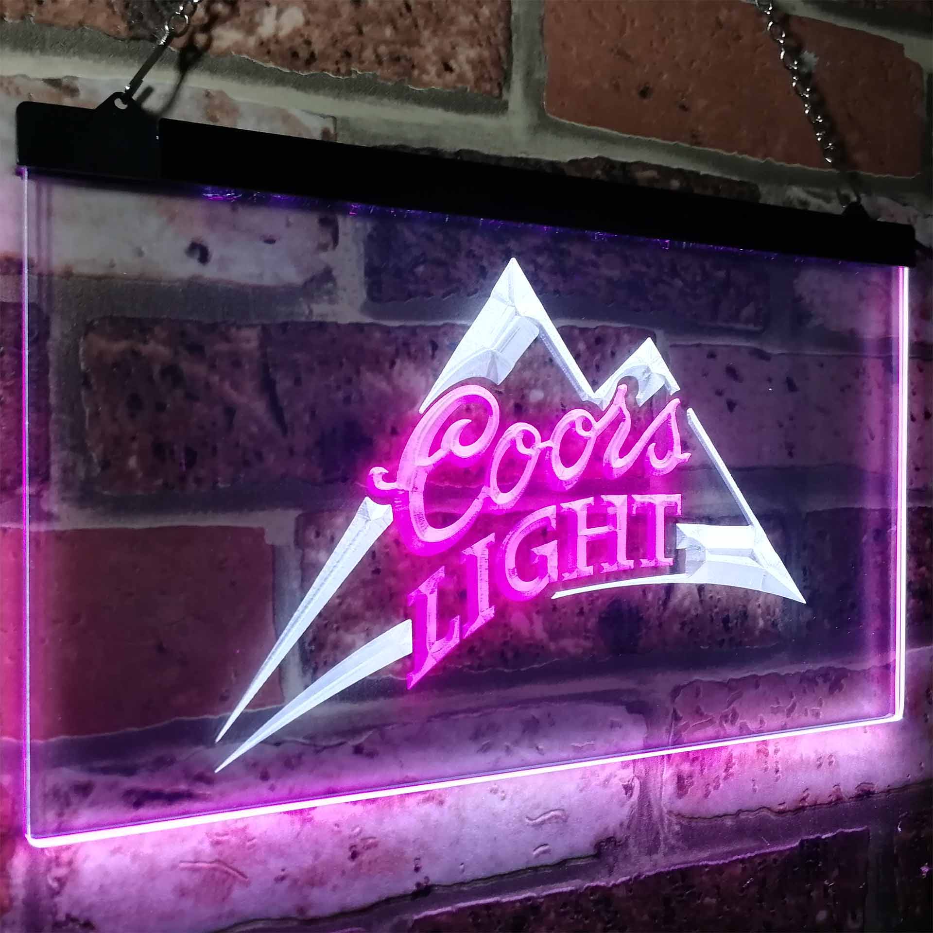 Coors Light Mountain Neon-Like LED Sign